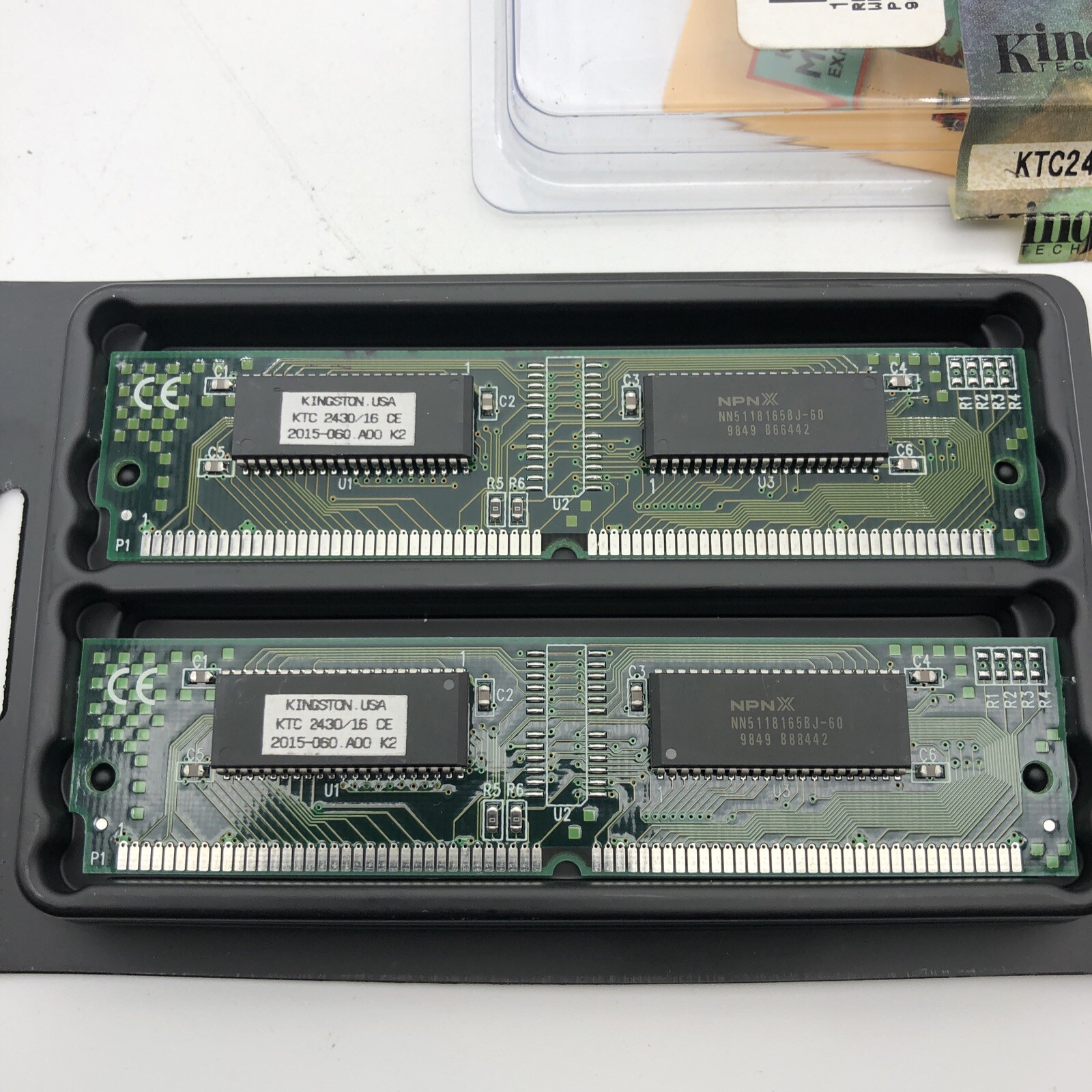 NEW 16MB EDO 2x 8MB Kingston KTC2430/16 60NS SIMM 72-PIN IBM PC or MAC Macintosh