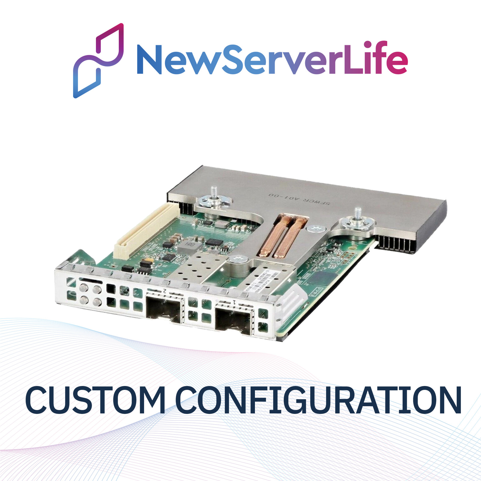 HPE Mellanox MCX4121A-ACUT 10/25GbE 2-Port SFP28 PCIe High Profile 840140-001