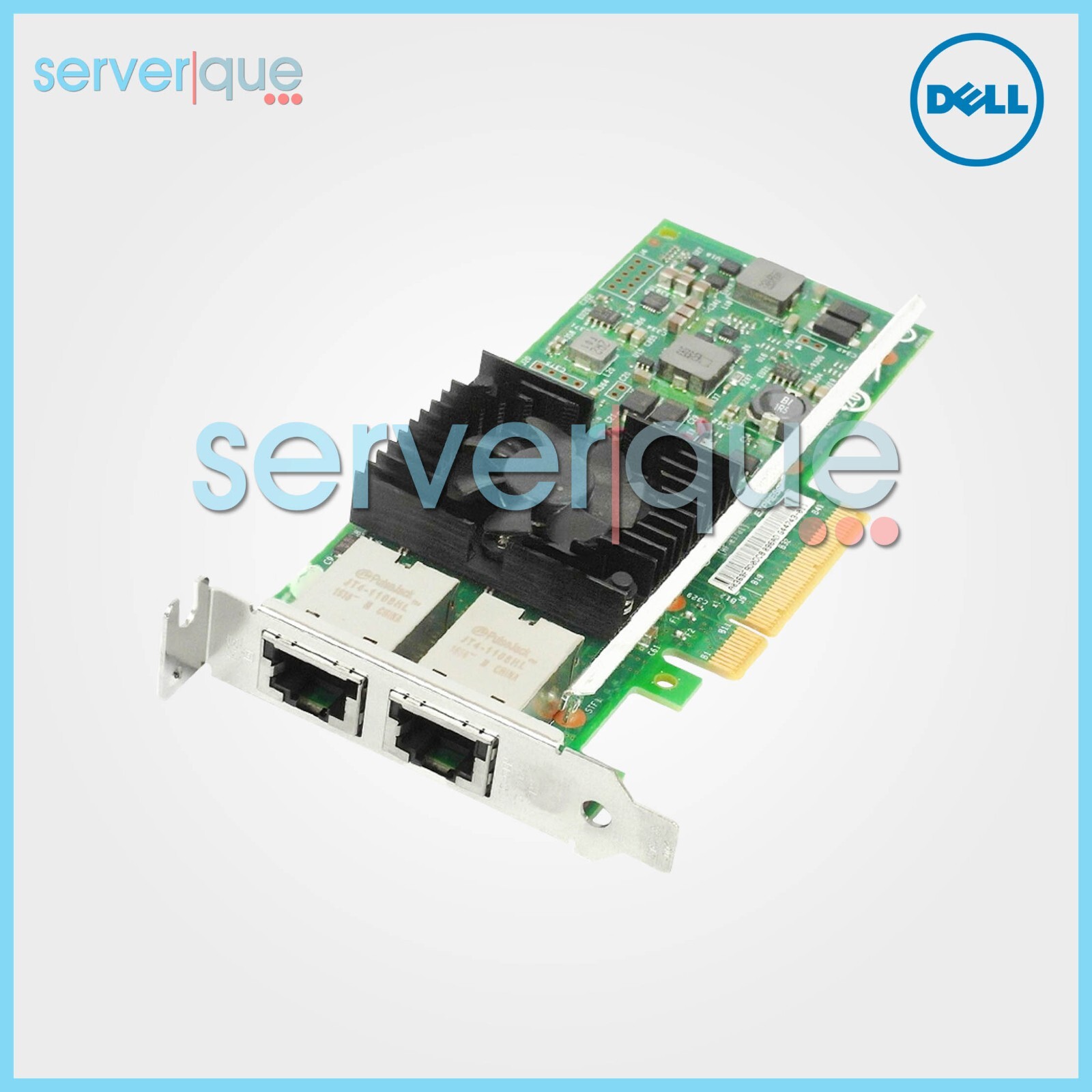 Dell Intel X540-T2 Dual-Ports 10Gbps PCI-E Converged 3DFV8 Network Adapter