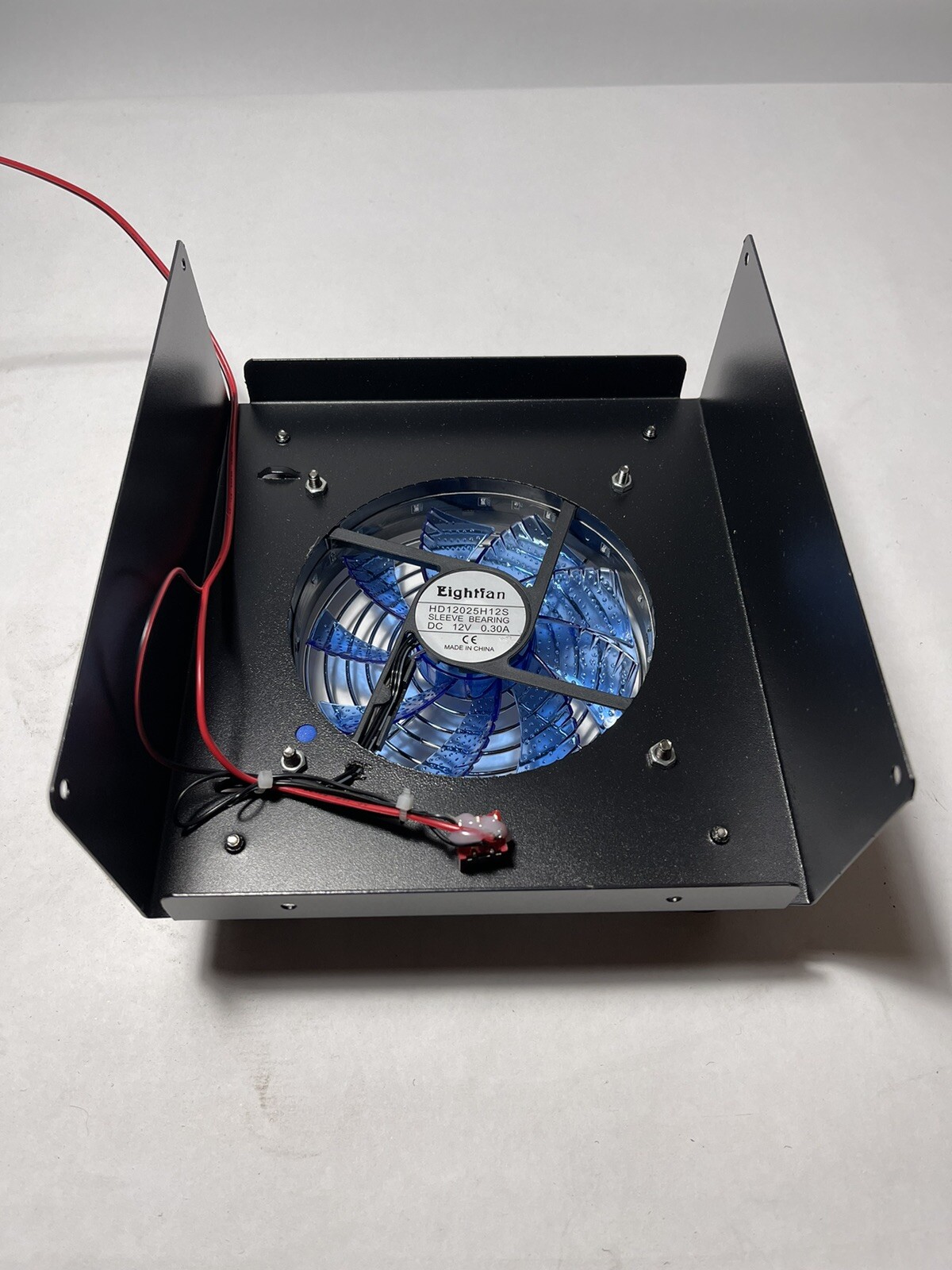 COOLING FAN KIT STAND W/ BLUE LED FAN Fits CB 7” Width 7.75” Depth Universal Fit