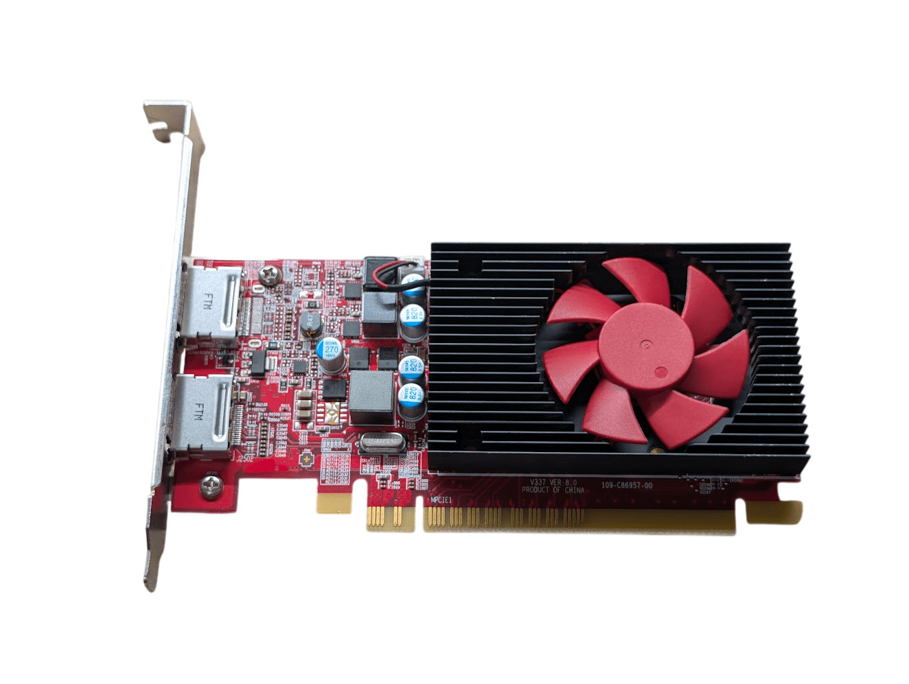LOT OF 2 AMD Radeon R7 430 2GB Dual Display Port Full Height HP L11302-001