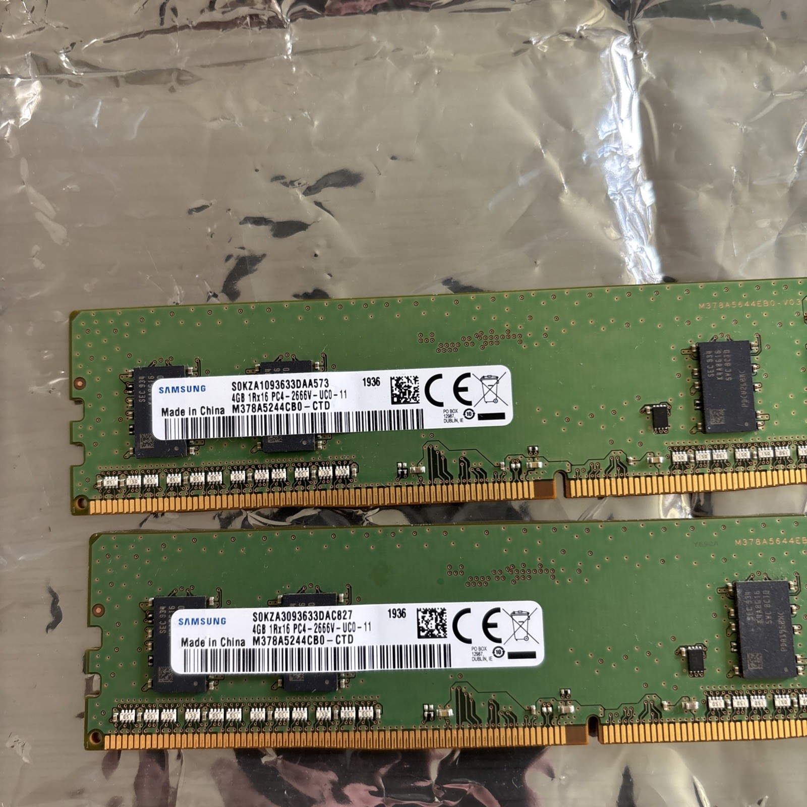 Memory Mixed PC4,Ddr4 Lot Of 5 Pieces Included