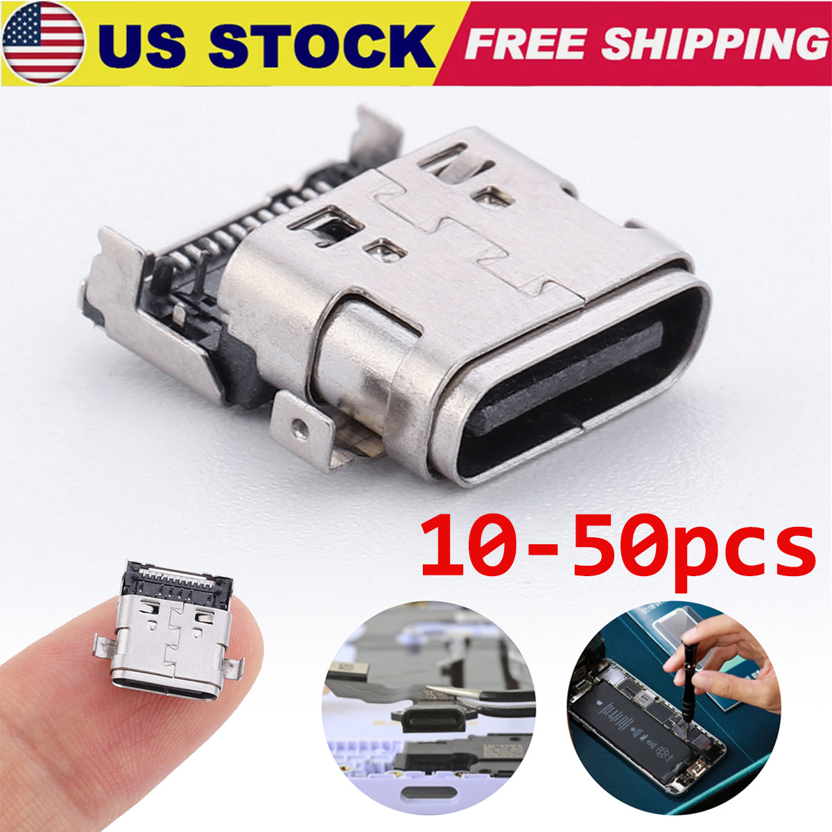 USB Type-C Charging Port DC Power Jack For Asus Chromebook C204 C204MA C204EE
