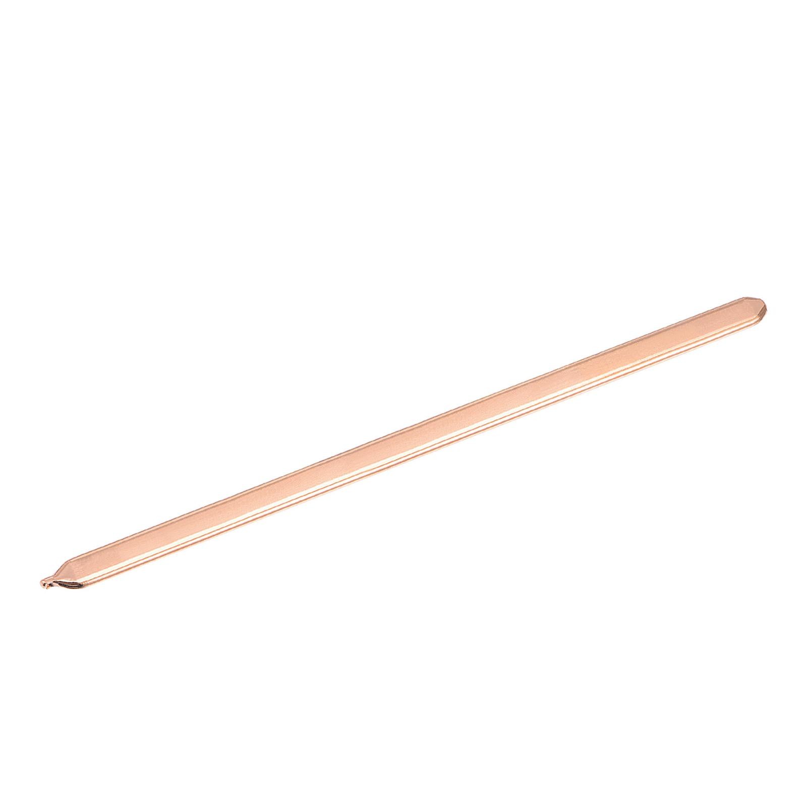 Copper Flat Heat Pipe for Cooling Laptop CPU GPU Heatsink 250mm x 8mm x 3mm