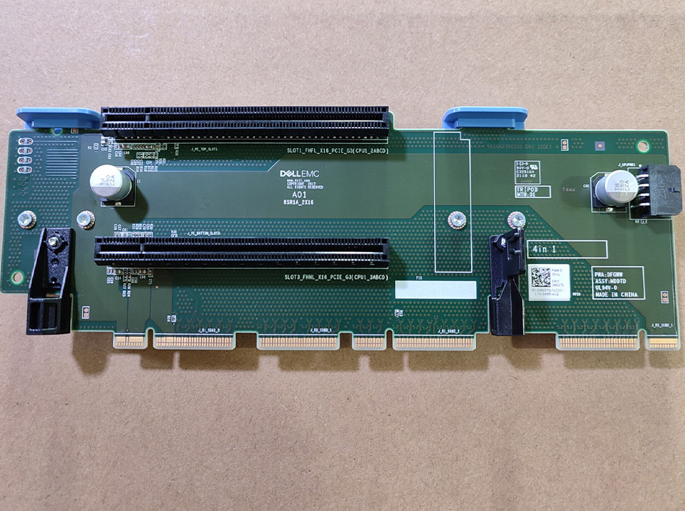 0MDDTD FOR DELL PowerEdge R740 R740XD RISER GPU Power X16 Slot Expansion Card