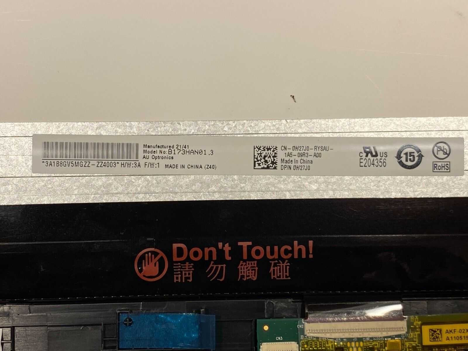 Dell OEM Inspiron 7786 2-in-1 FHD 17.3″ Touchscreen LCD LCD Screen 7WK01