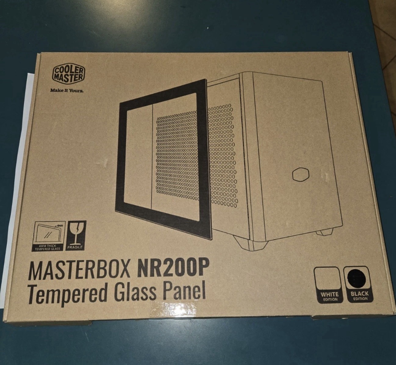 Cooler Master MasterBox NR200P Tempered Glass Panel Black Edition New In Box