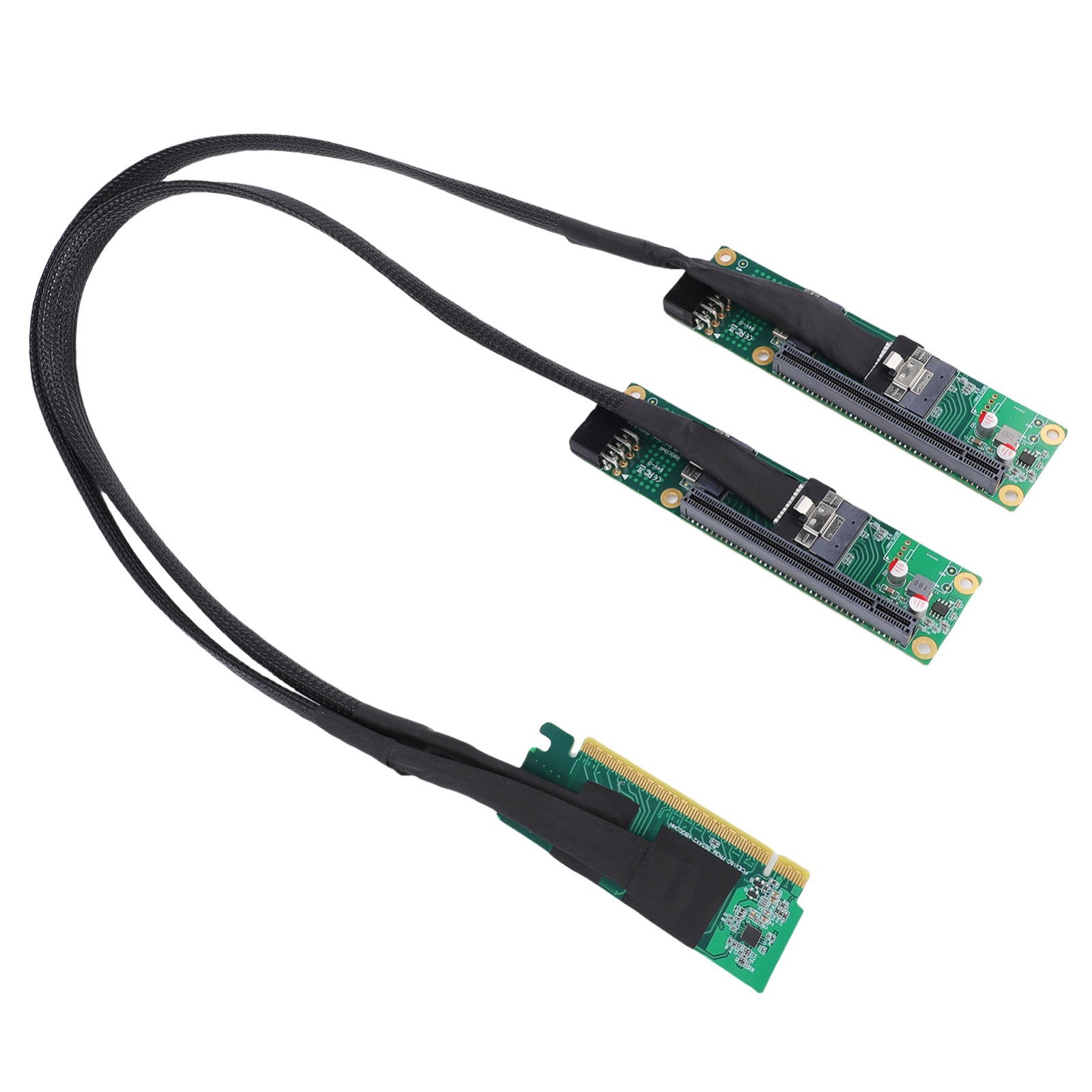 PCIe 4.0 X16 to SFF-8654 X2 Adapter Cable High Performance PCIe 4.0 to SFF-8654