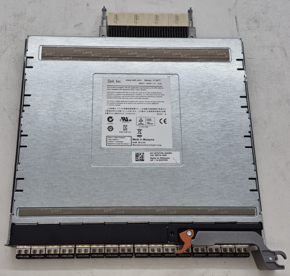 C57VM Dell M1000e 8/4Gbps 16 Port Fibre Channel Pass Through Module