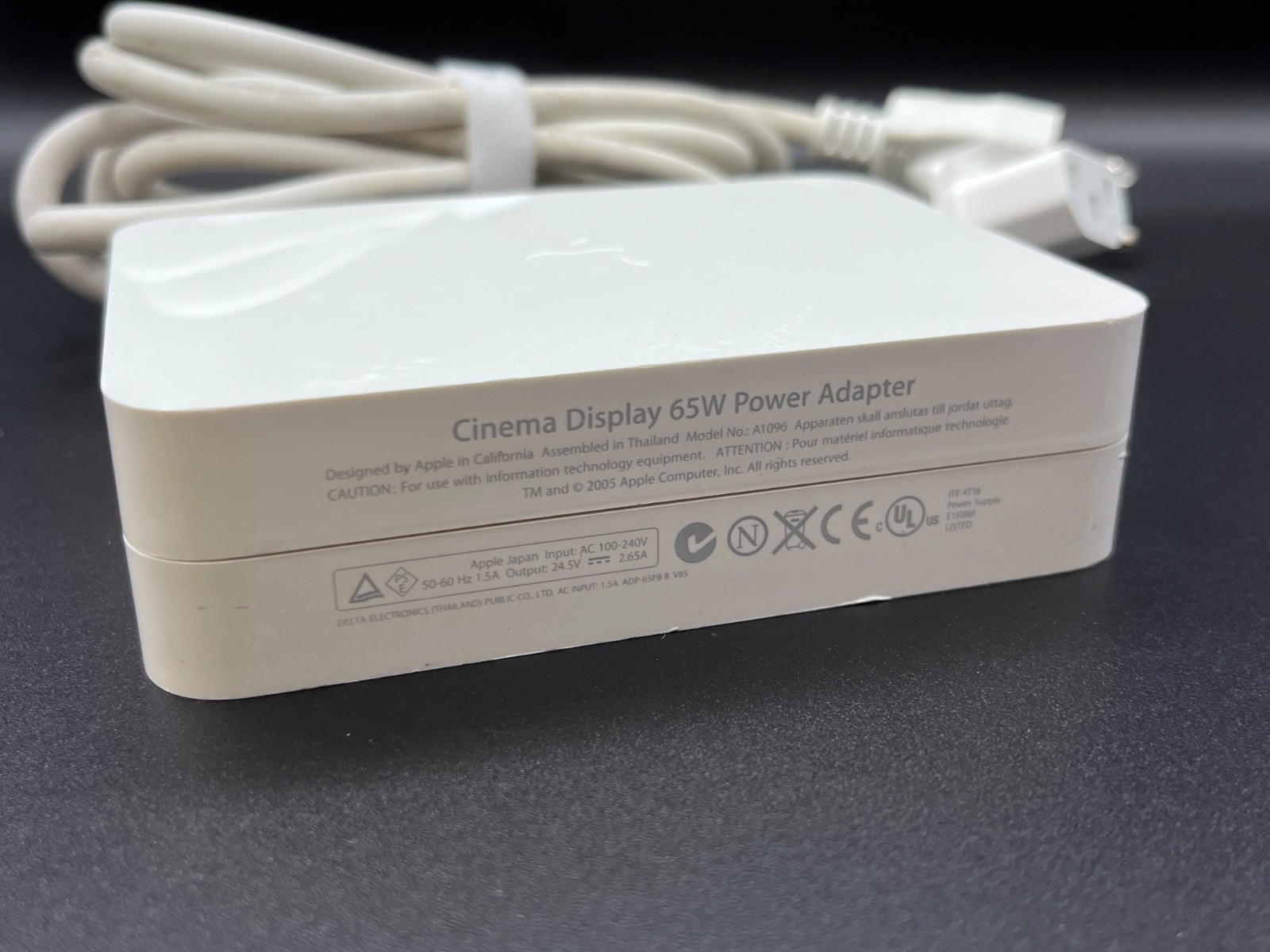 Apple Cinema Display 65W Power Adapter A1096 (tested, works great!)