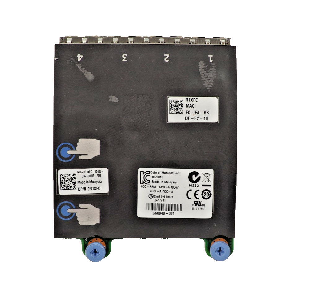 Dell R1XFC Quad Port Gigabit Ethernet Card for Dell PowerEdge