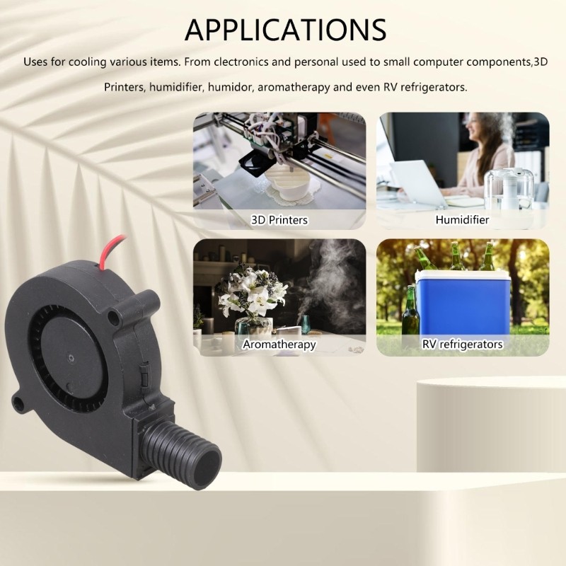 USB Powered Cooling Fan 5015 Air Blower For Electronics Thermal Solution
