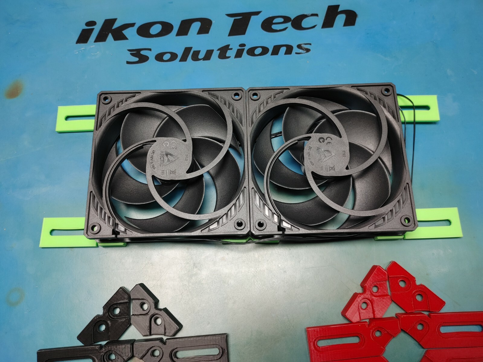 Universal 120 140 mm Mining Rig Fan Brackets Supports Holders Clips GPU Exhaust