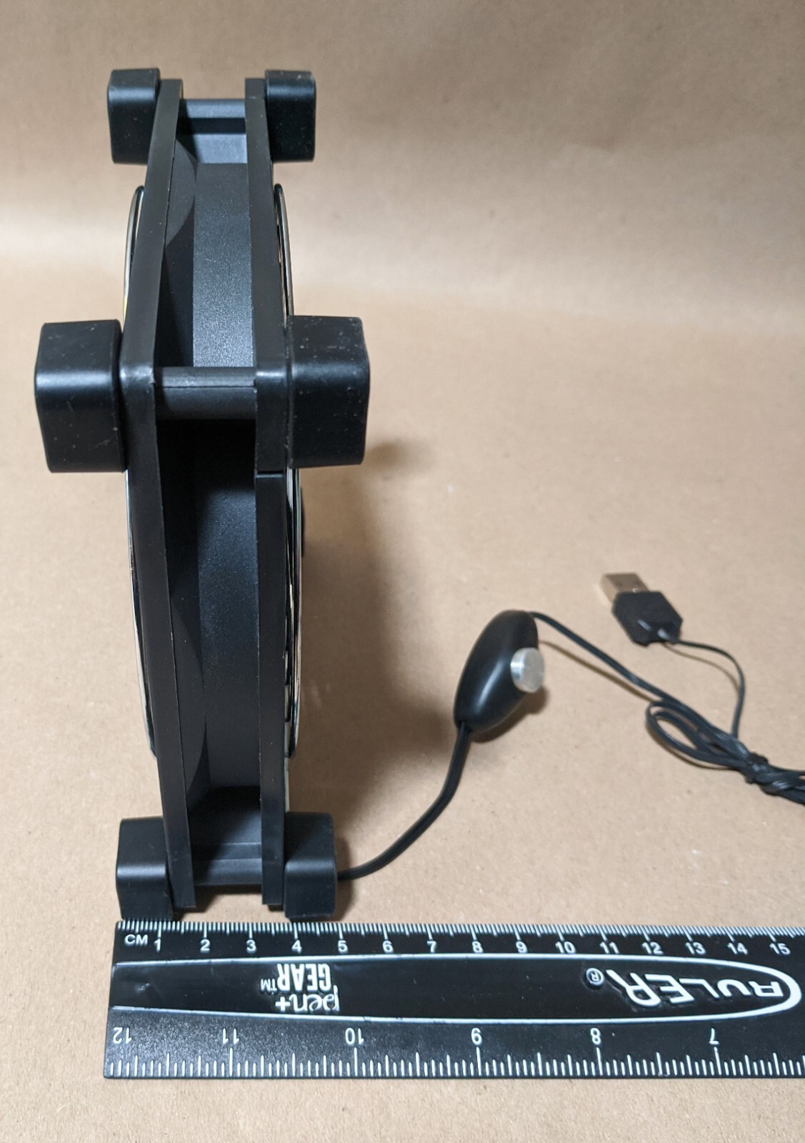 Evercool 140mm USB Powered NUC, Router, Amplifier, Console 2-Speed Cooling Fan