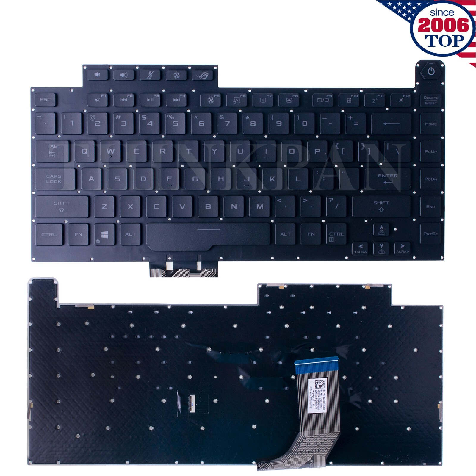 US Keyboard Per-key RGB Backlit for Asus ROG Strix G531G G531GT G15 G512 G512LV