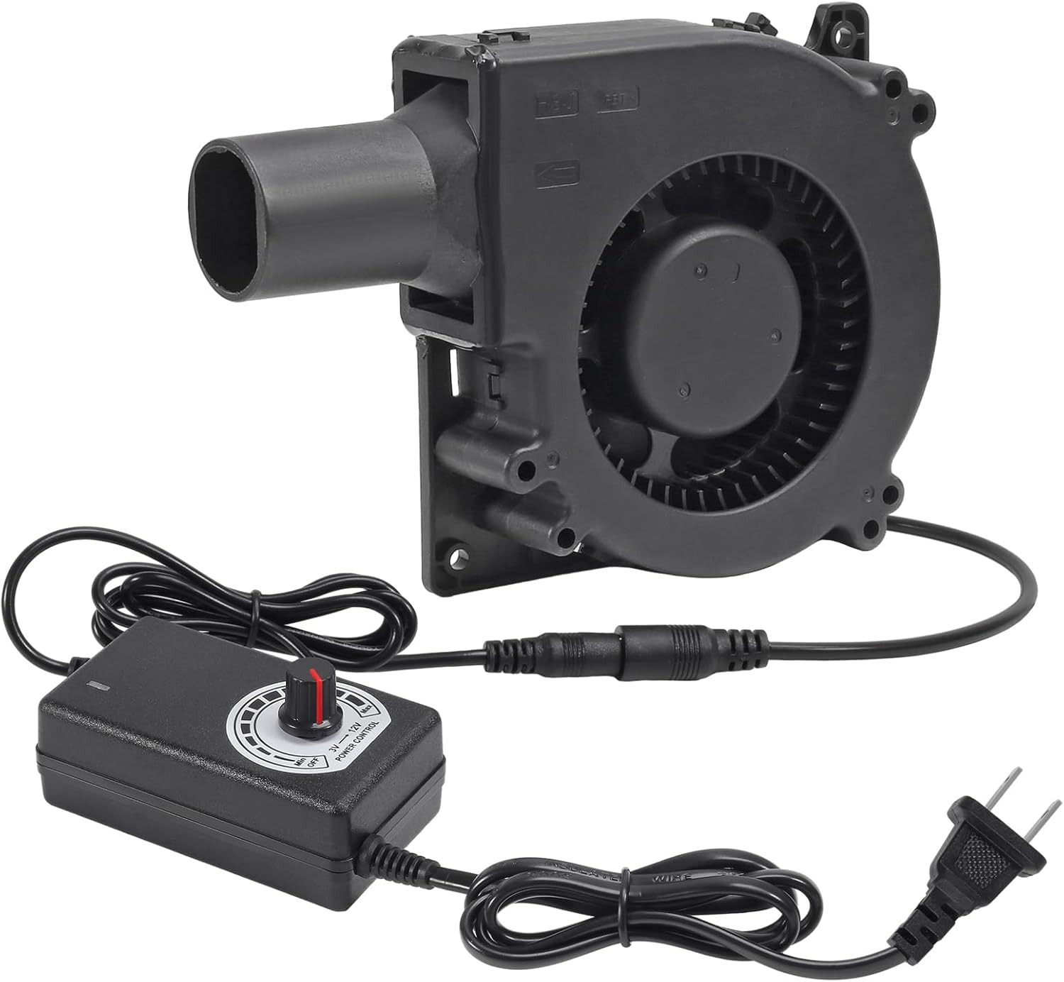 120Mm 12V BBQ Blower Fan ,120Mm X 32Mm Dual Ball Blower Fan 12V with 110V