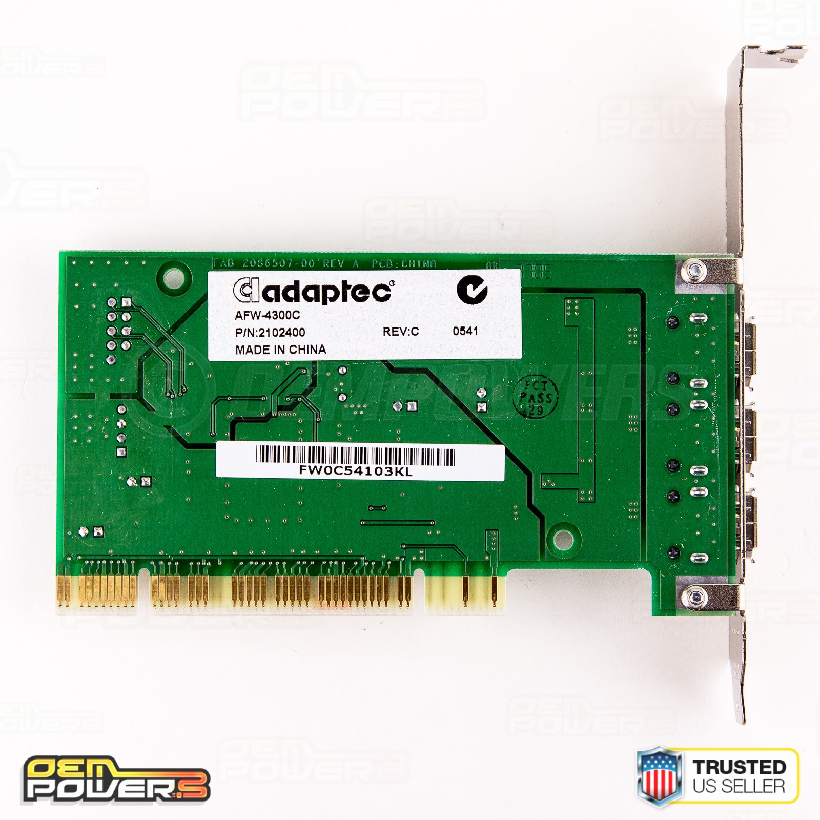 Adaptec AFW-4300C 3-Port FireWire IEEE 1394 Controller PCI Card DESKTOP PC NEW