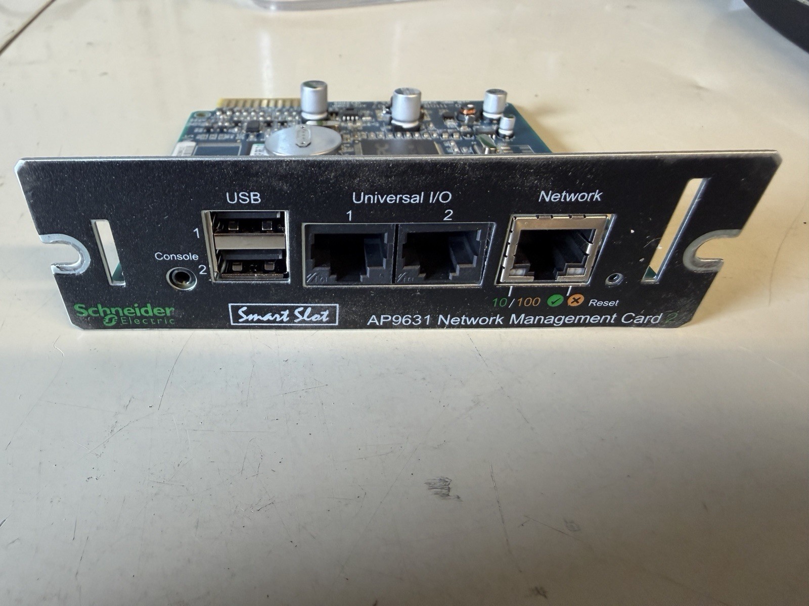 APC Schneider Electric Smart Slot AP9631 Network Management Card 2 10/100