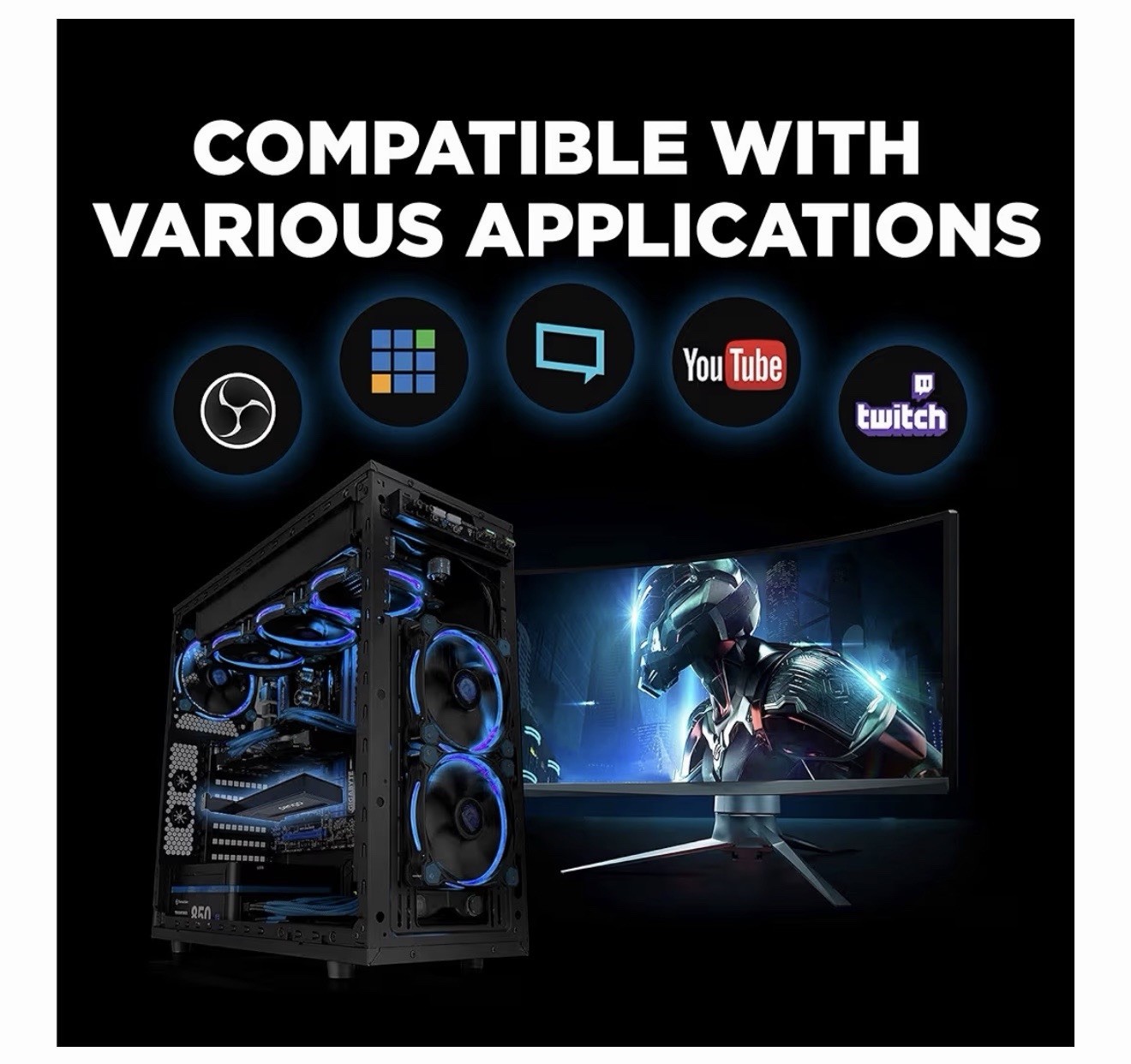 Pengo 4K HDMI PCIe Capture Card 4K30 Recording 4K60 HDR Pass-Through 240Hz