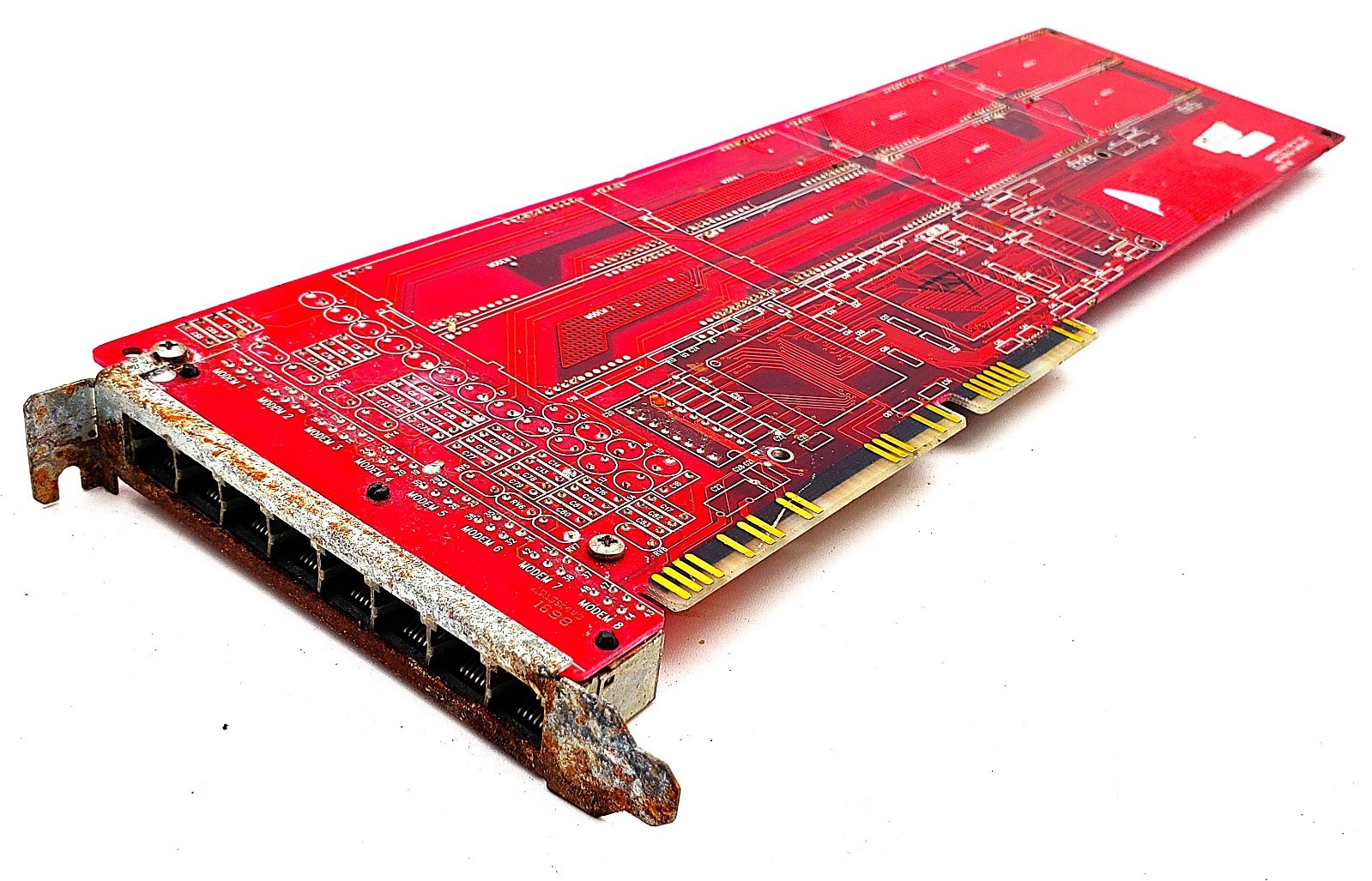 Comtrol Rocketmodem 8 | 33.6Kbps Modem ISA Card Fully Populated See Description