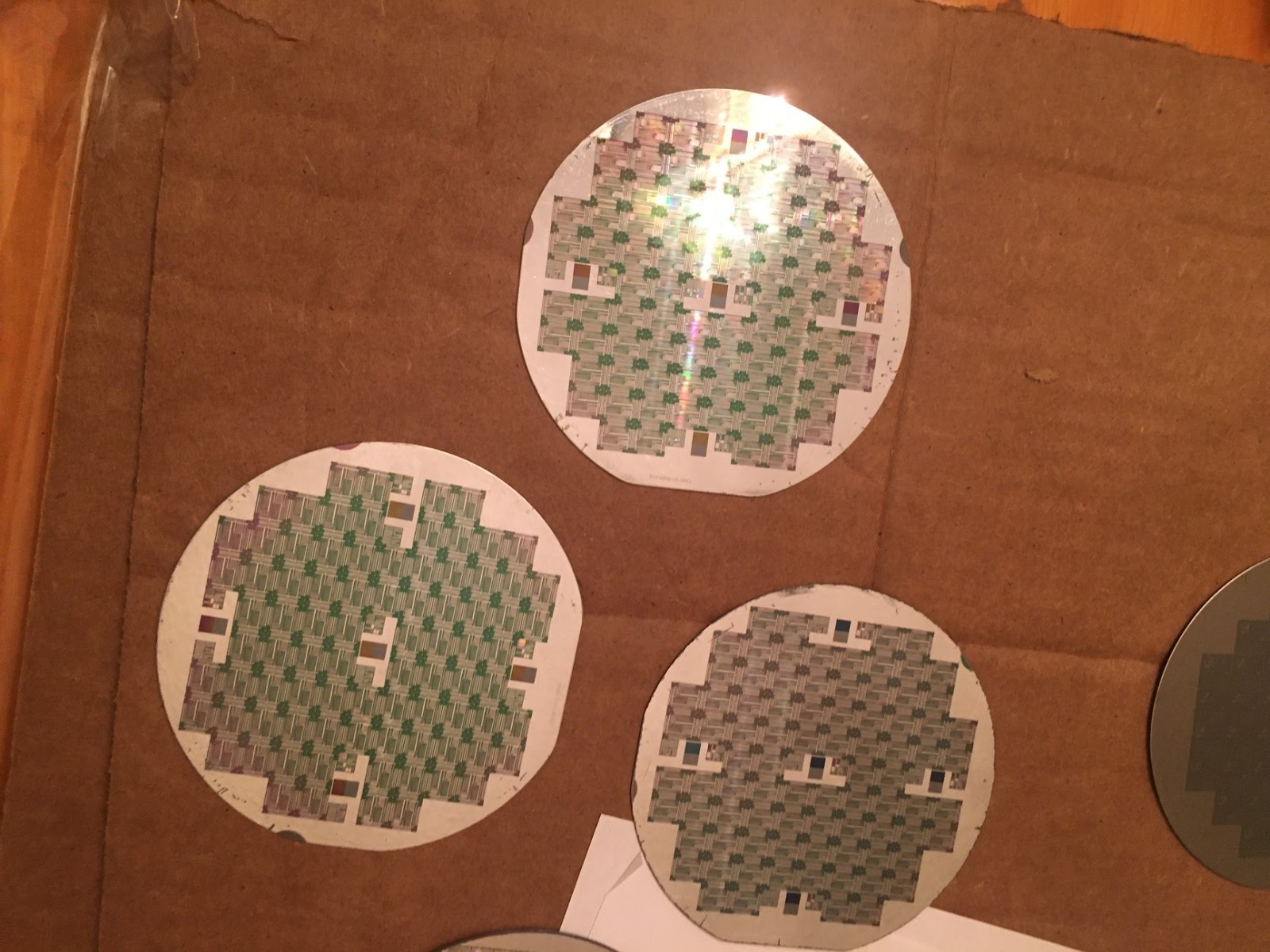 4″ Unknown Silicon Wafer 1980s Extremely Rare