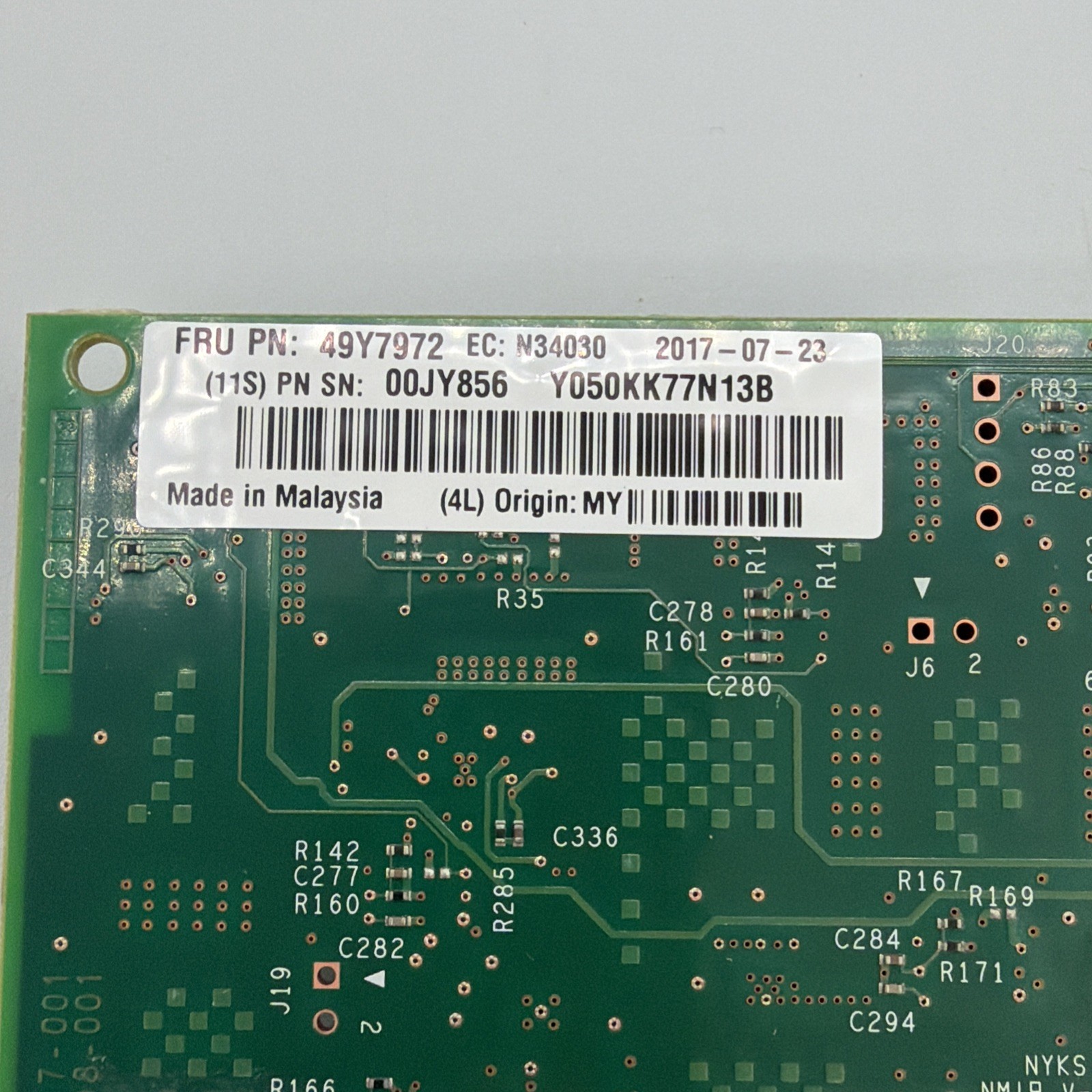 Intel / Lenovo x540-T2 Dual Port 10GbE RJ45 Low Profile Network Card – 49Y7972