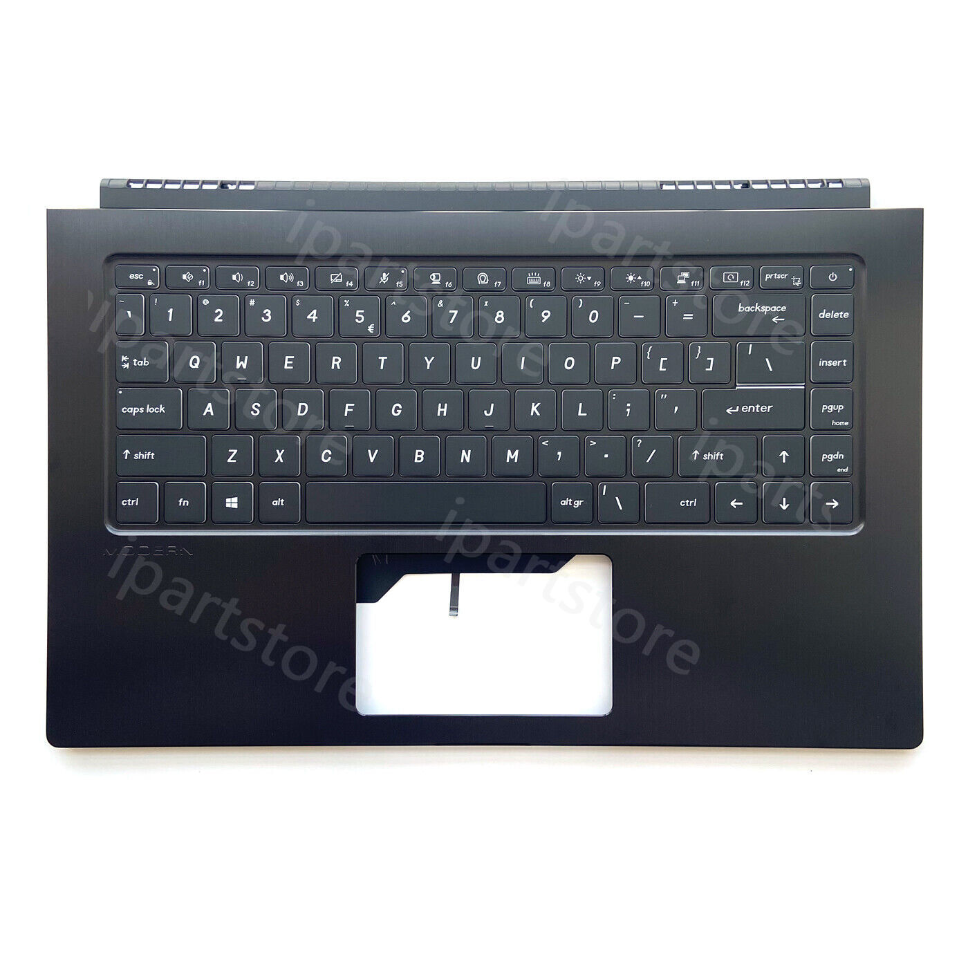 New for MSI Modern 15 MS-1551 15.6in Upper Case Palmrest Keyboard Cover Black US