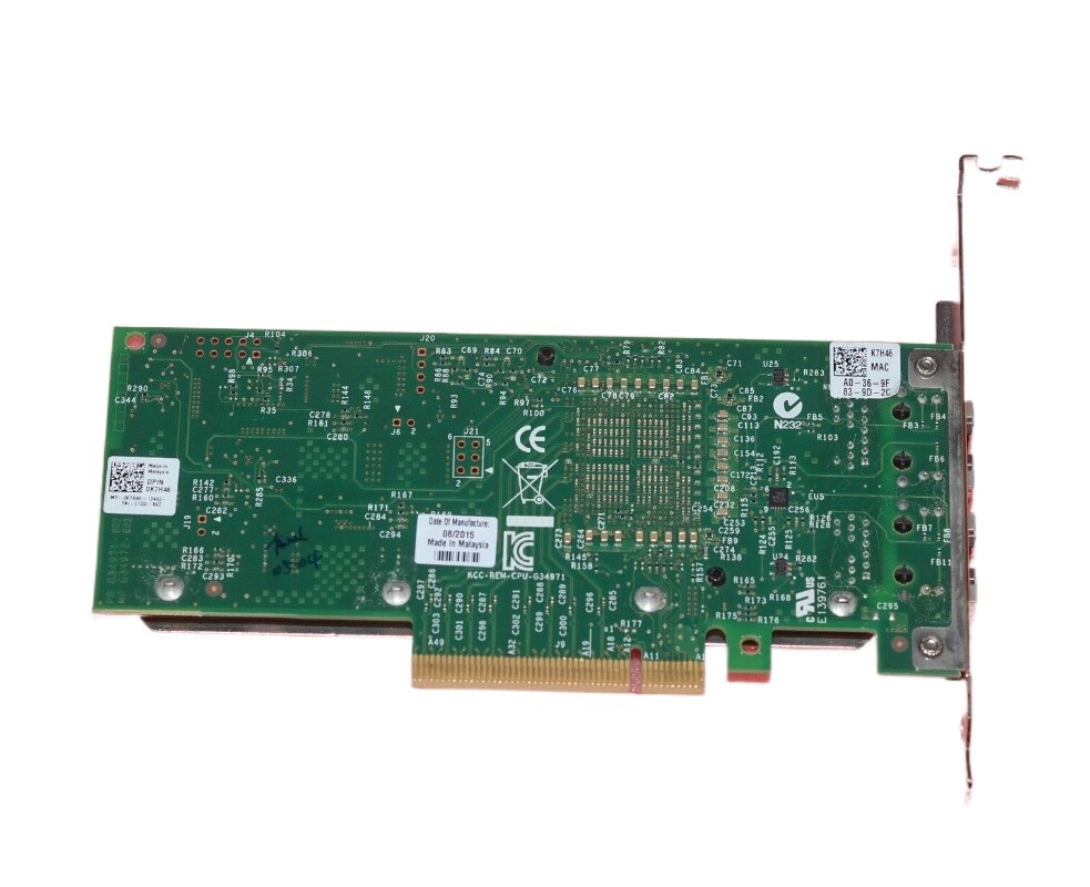 INTEL X540-T2 10GB 2P DUAL PORT NIC NETWORK ADAPTER DELL K7H46 3DFV8 540-BBHD