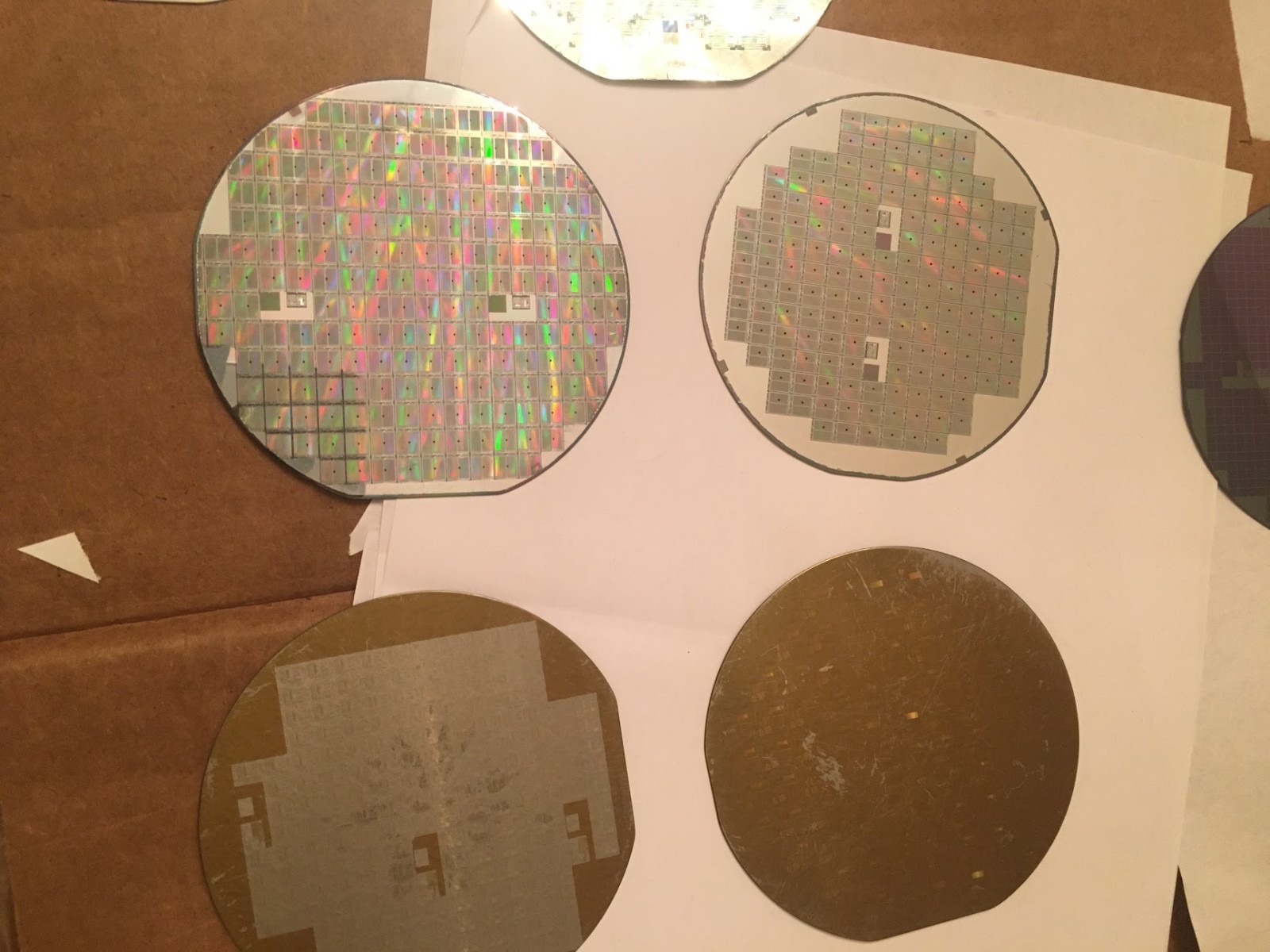 4″ Unknown Silicon Wafer 1980s Extremely Rare