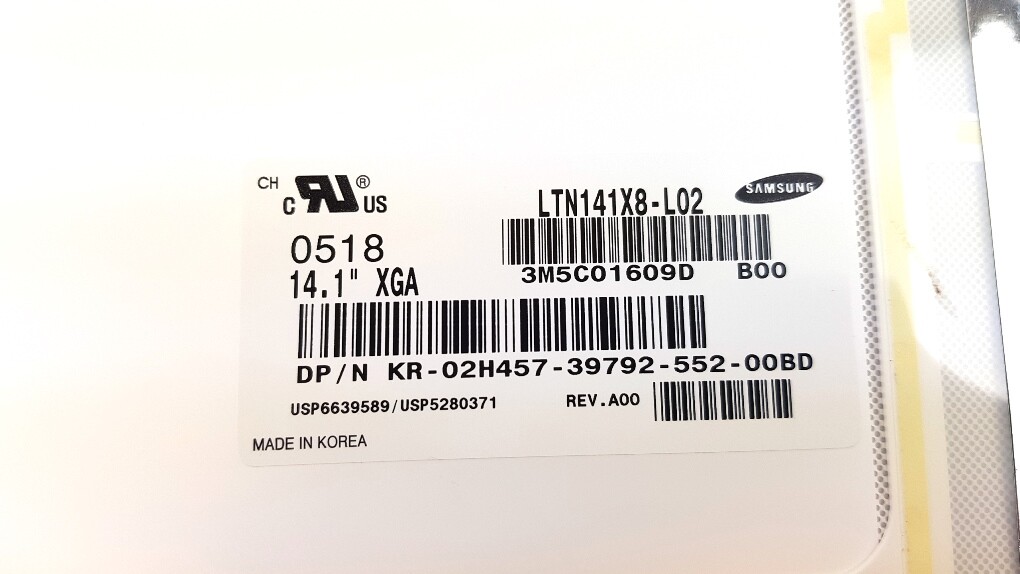Samsung 14.1″ 1024×768 20pin Laptop Matte LCD Screen Display LTN141X8-L02