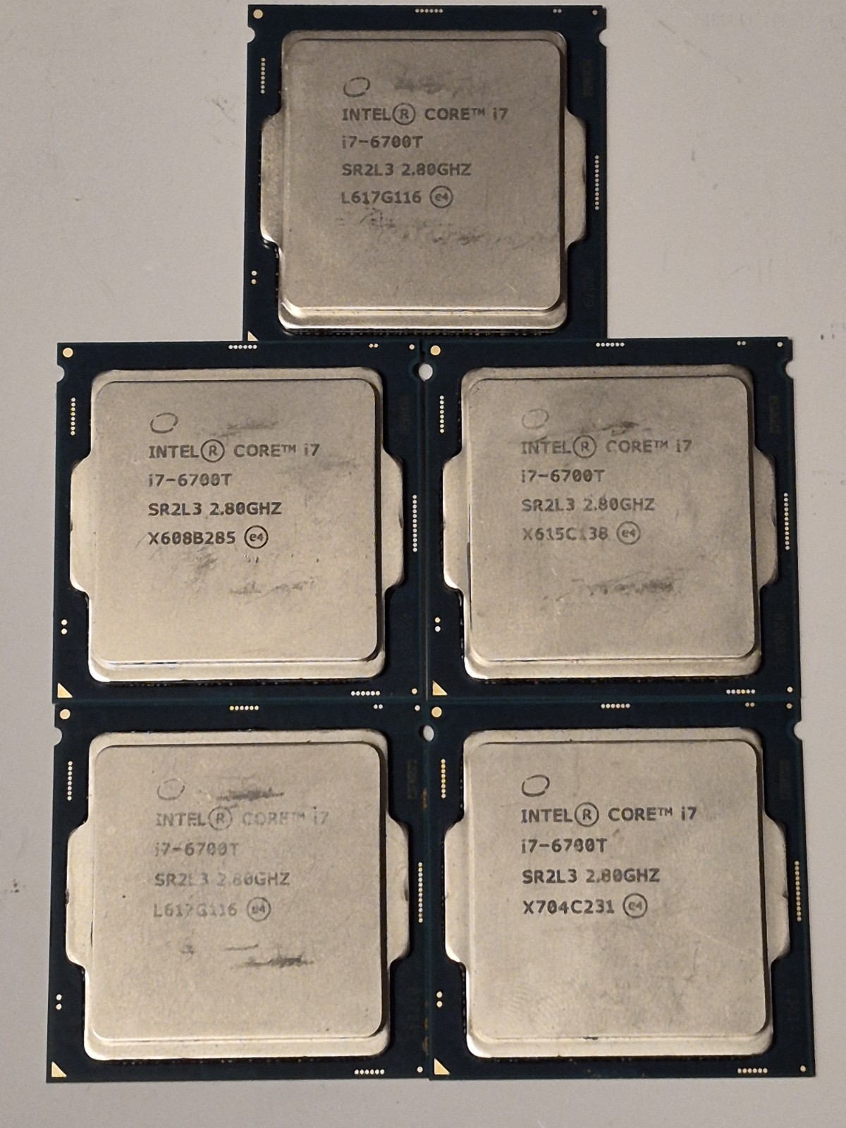 Intel Core i7-6700T CPU 6th Gen 2.8 GHz 8MB Processor SR2L3 L617G116 QTY Availab