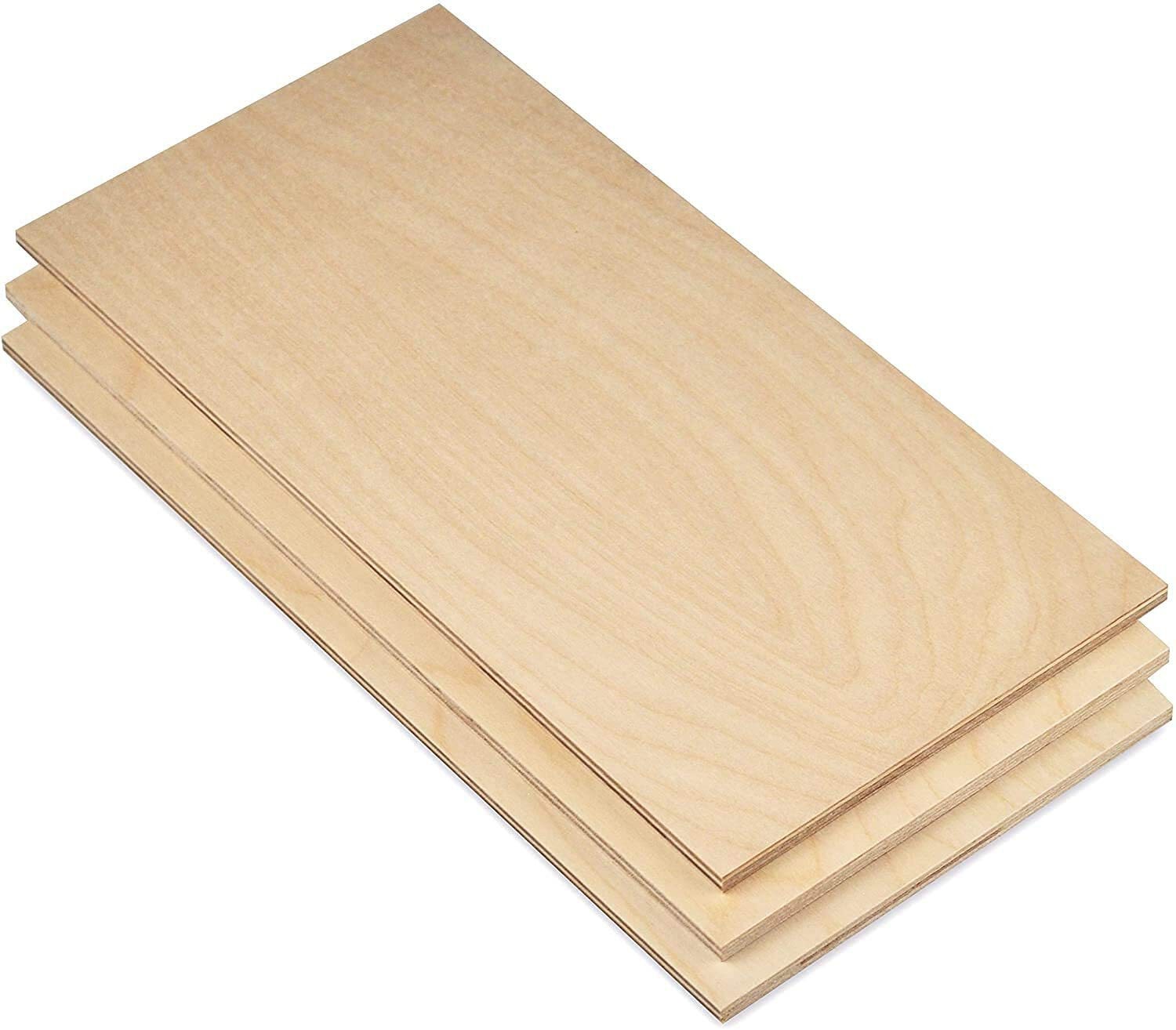 6MM 1/4″ x 12 x 24 Baltic Birch Plywood – B/BB Grade (Package of 3) Perfect for