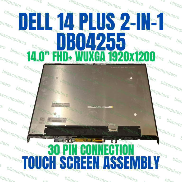 Dell 14 Plus 2-in-1 DB04255 FHD+ Touch Screen Assembly Check Bezel