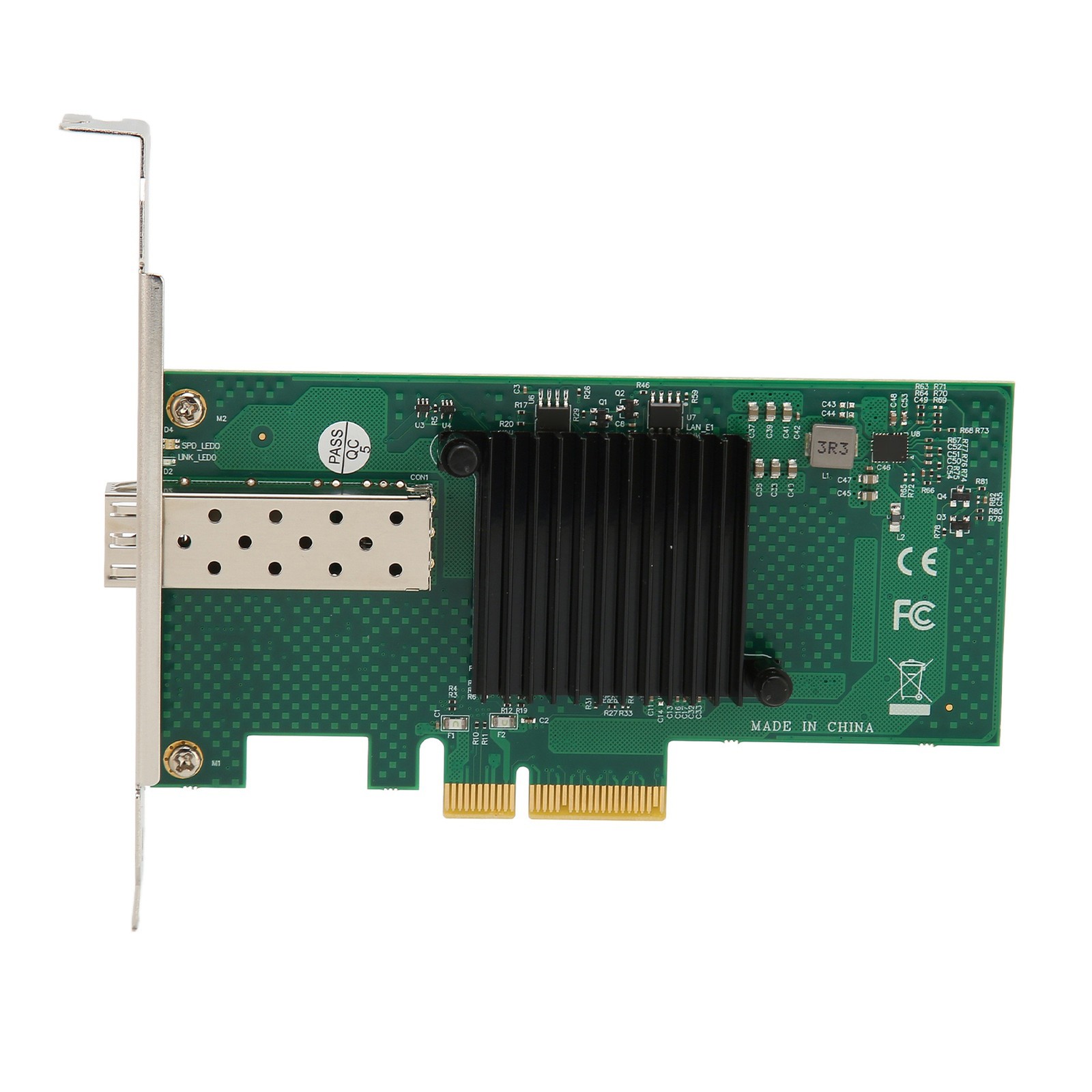 PCIe Network Card 10000Mbps PCI Express X4 5.0GT/s SFP LC Optical Fiber Gigabit