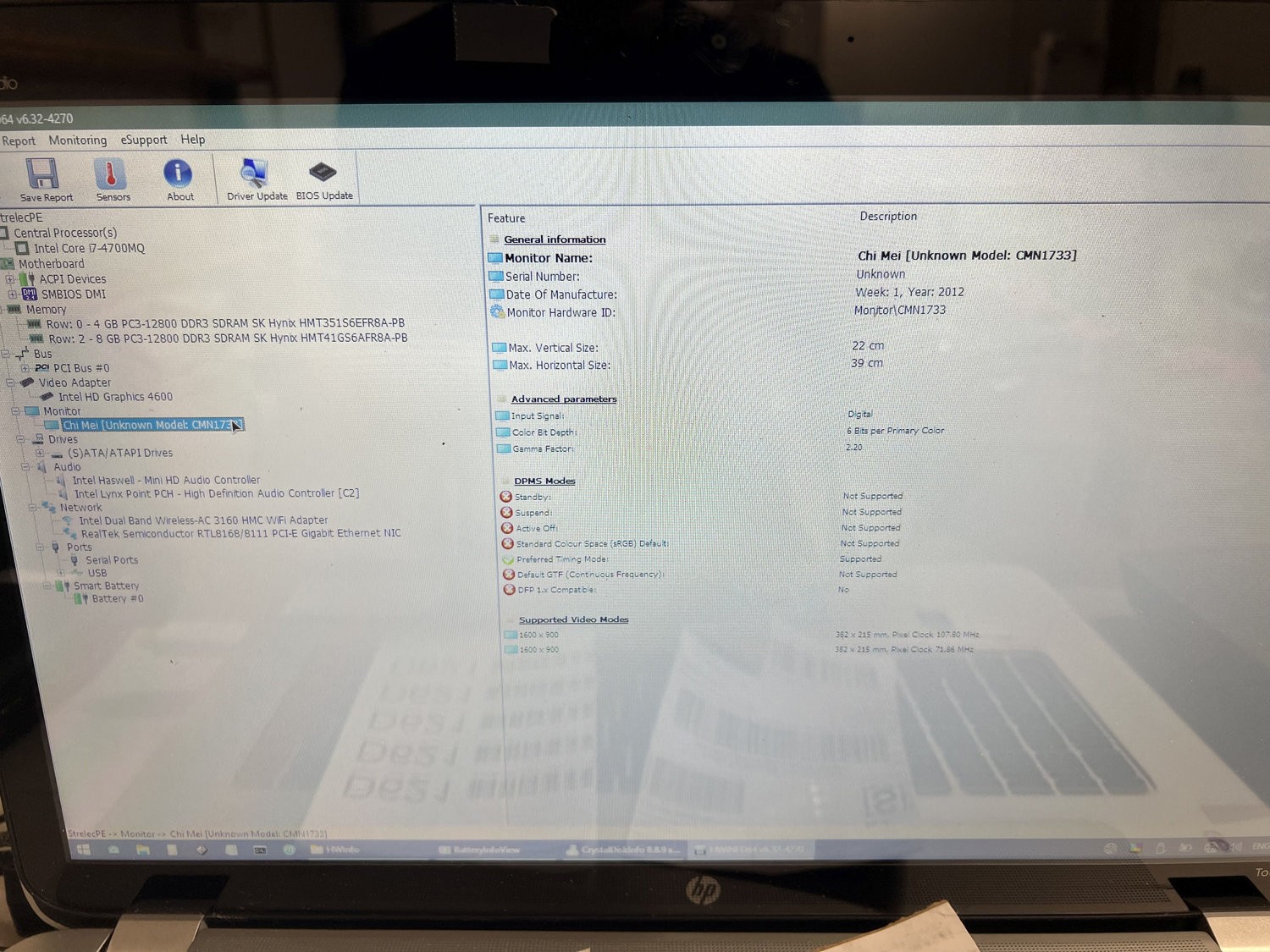 HP Envy 17-J 17.3 1600×900 Touch LCD Screen Display Complete Assembly #d621