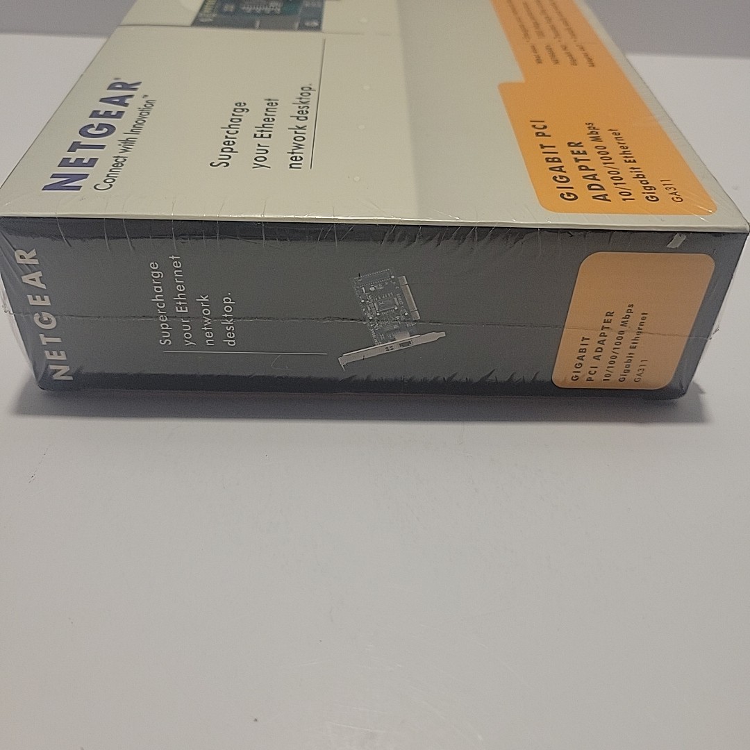 Netgear Gigabit Ethernet PCI Adapter GA311 1000 MBPS Performance 2006 Vintage