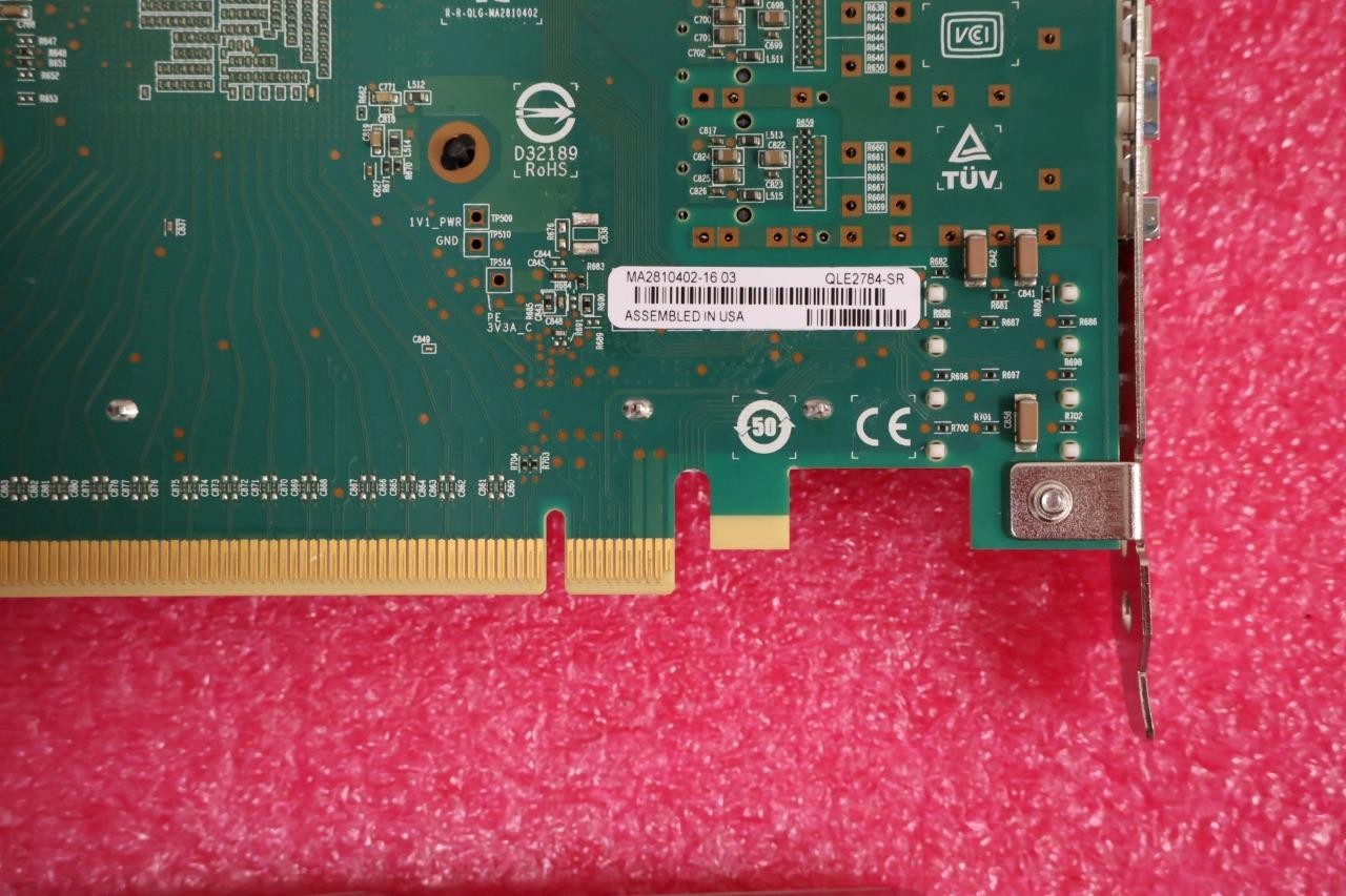 Qlogic Marvell QLE2784-SR With 4X 32GB SFP FC PCI-e HBA