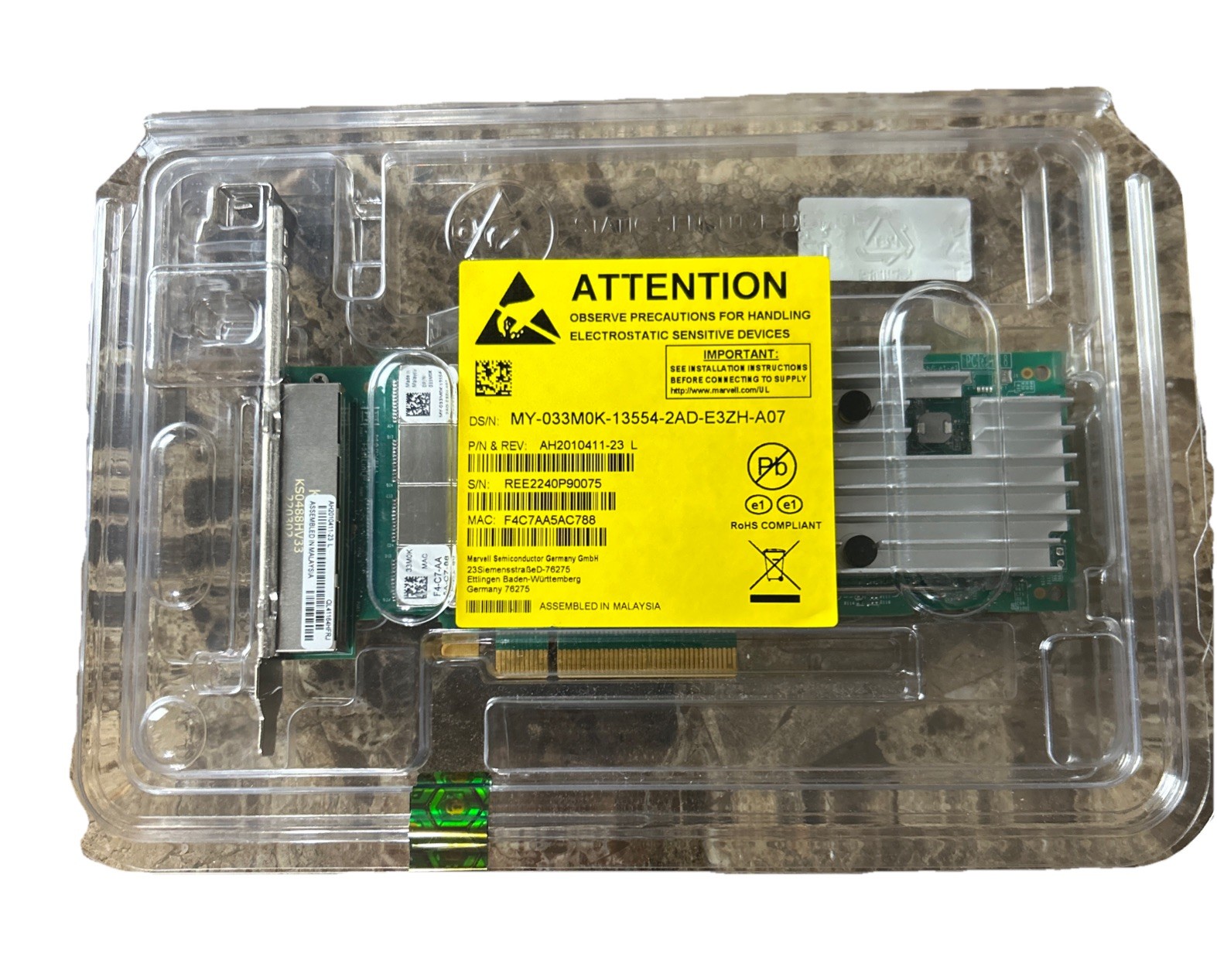 QLogic QL41164HLRJ Quad Port Ethernet Network Adapter