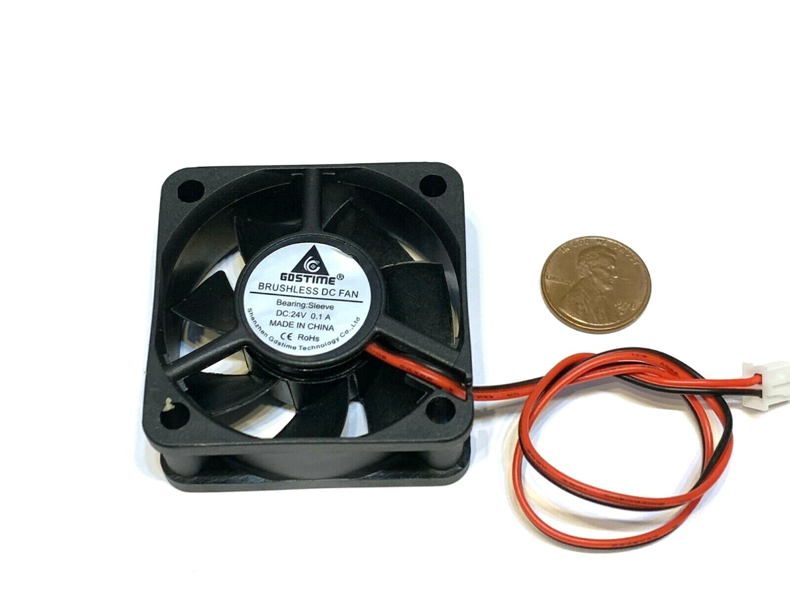4 Pieces Fan 24v 5020 5cm 50mm cooling brushless case 2pin 20mm pc GDSTIME A38