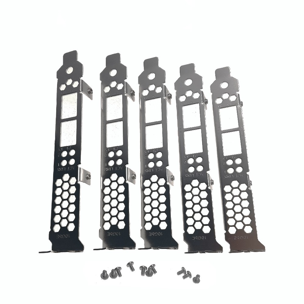 5pcs Long Full Height Bracket for HP 593742-001 593715-001 NC523SFP 593717-b21
