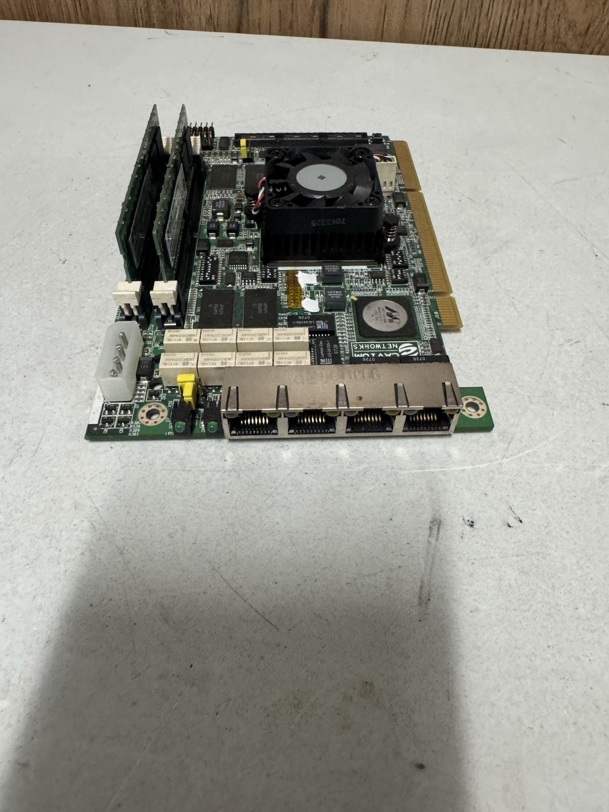 Cavium CN3850-500 NSP NIC Network Card 4 Port PCI-X Untested For Parts Repair