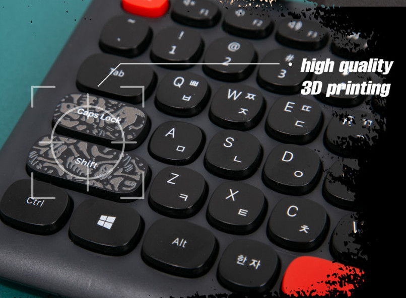 Royche Universal Jurassic Park Wireless Keyboard Multi-Pairing Genuine