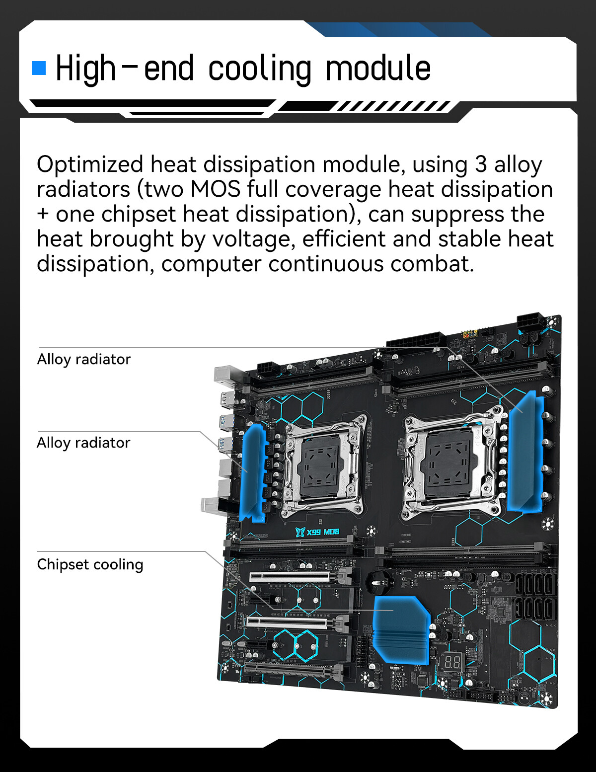MACHINIST X99 Dual CPU Motherboard LGA 2011-3 DDR4 NVME M.2 8 RAM for Xeon V3 V4