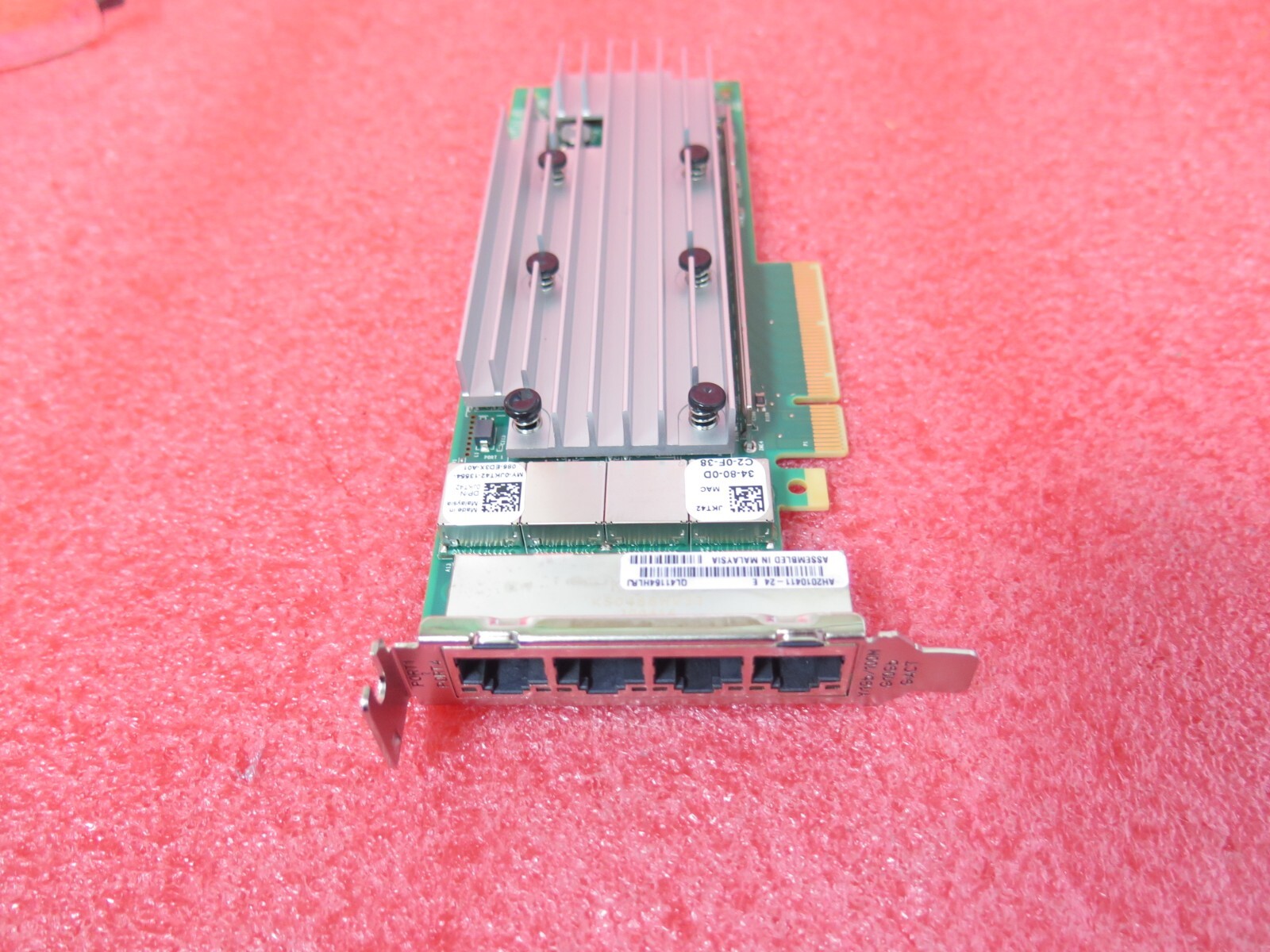 DELL QL41164HLRJ QLOGIC 10GBE FASTLINQ QUAD PORT RJ45 ADAPTER JKT42