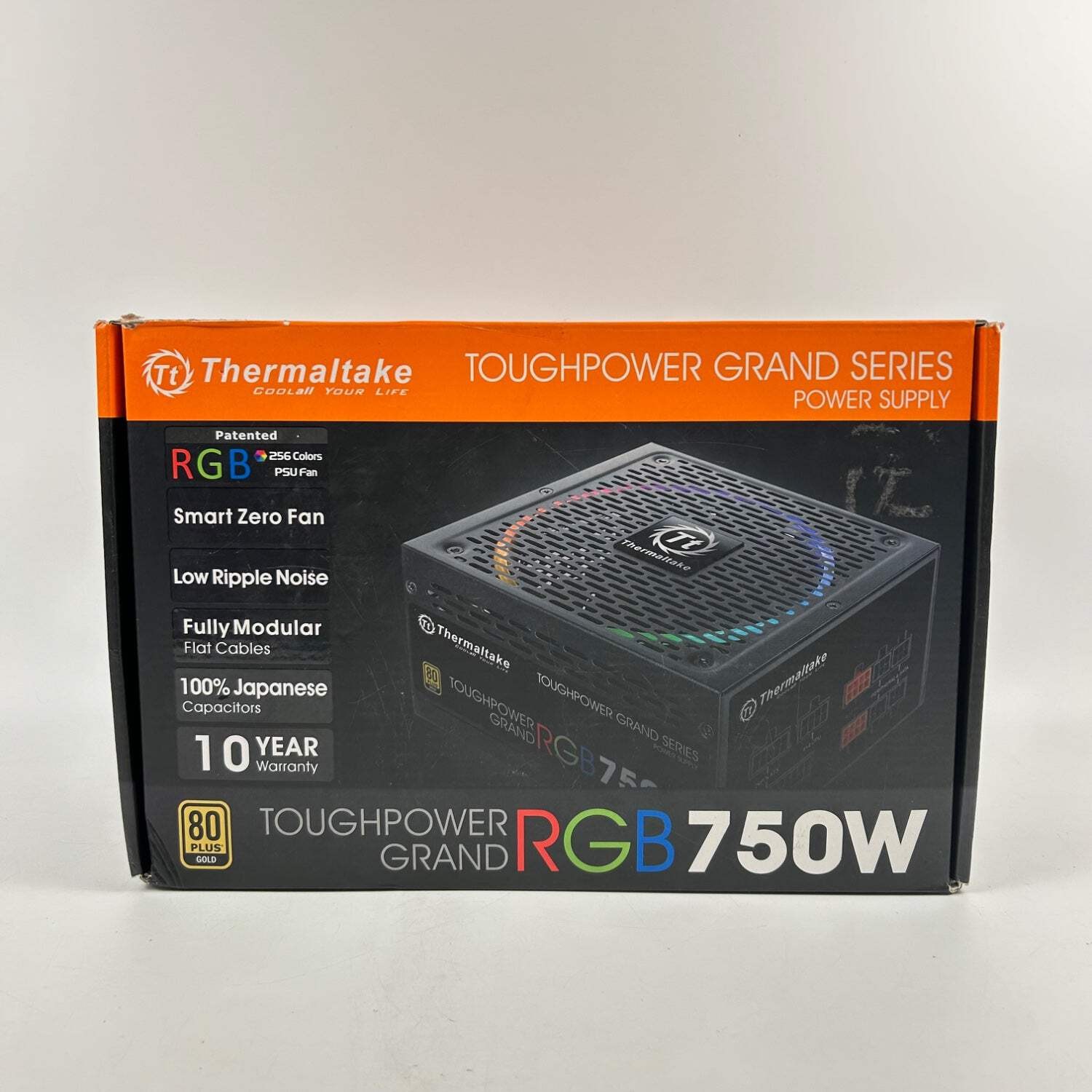 New Thermaltake Toughpower Grand RGB TPG-0705F-R 80 Plus Gold 750W Fully Modular