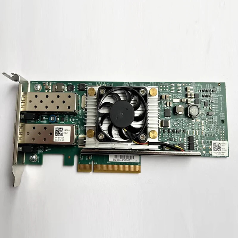 0N20KJ 0Y40PH For DELL BCM57810S 10Gb Gigabit Dual Port SFP+ Fiber Network Card