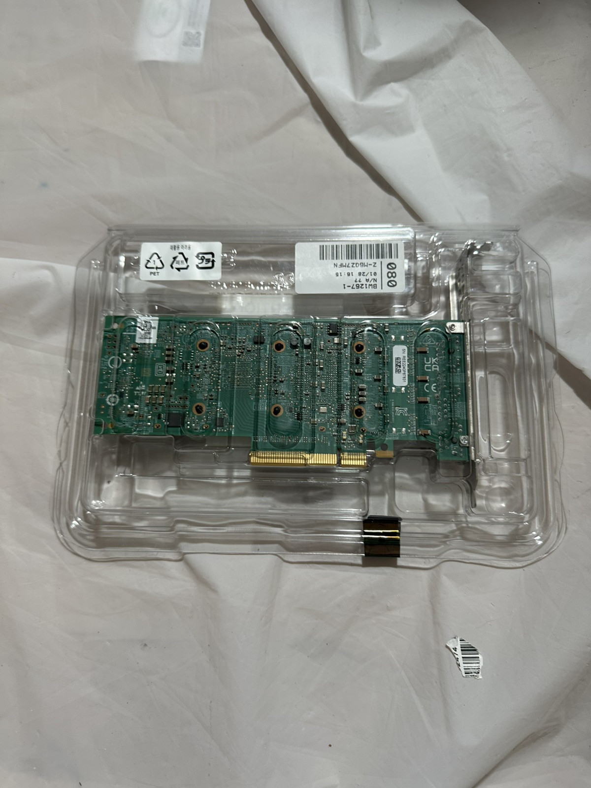 $150 Sealed Dell Qlogic QL41164HFRJ Quad Port 10GbE RJ-45 10GBase-T Card D1