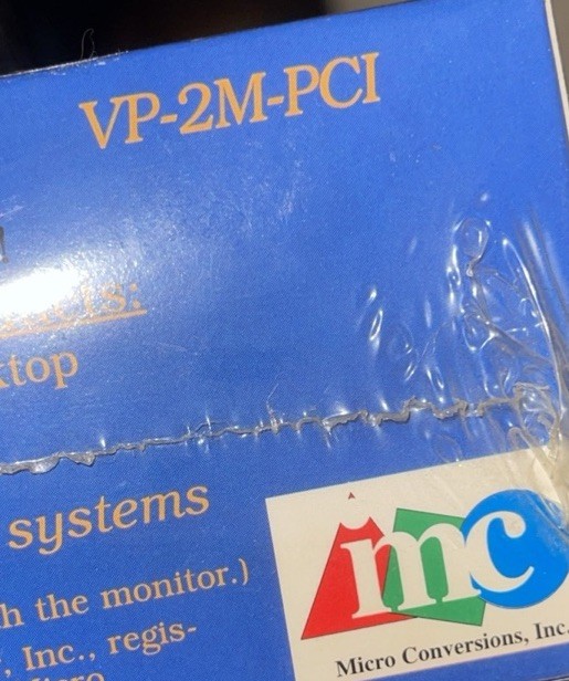 VP-2M-PCI 2 MB Macos PCI Accelerated Graphics and Video/TV Output