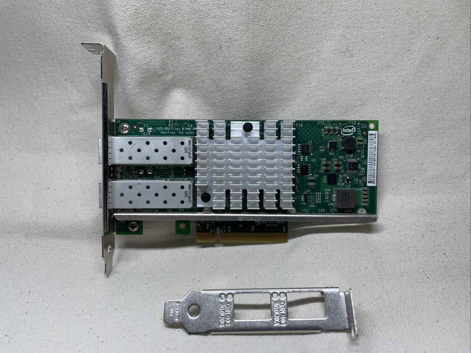 INTEL X520-DA2 2x 10Gb SFP+ PCIe Lan Card (Short & Tall PCIe Bracket Included)