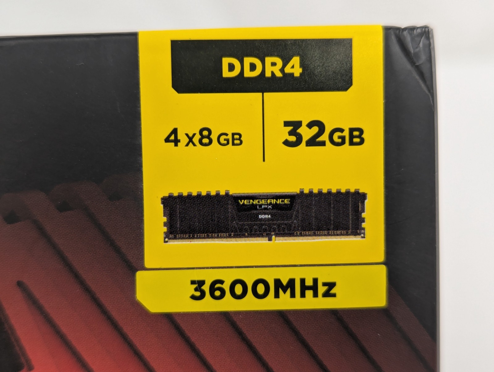 CORSAIR Vengeance LPX 32GB (4 x 8GB) DDR4 3600 Airflow Kit CMK32GX4M4B3600C16R